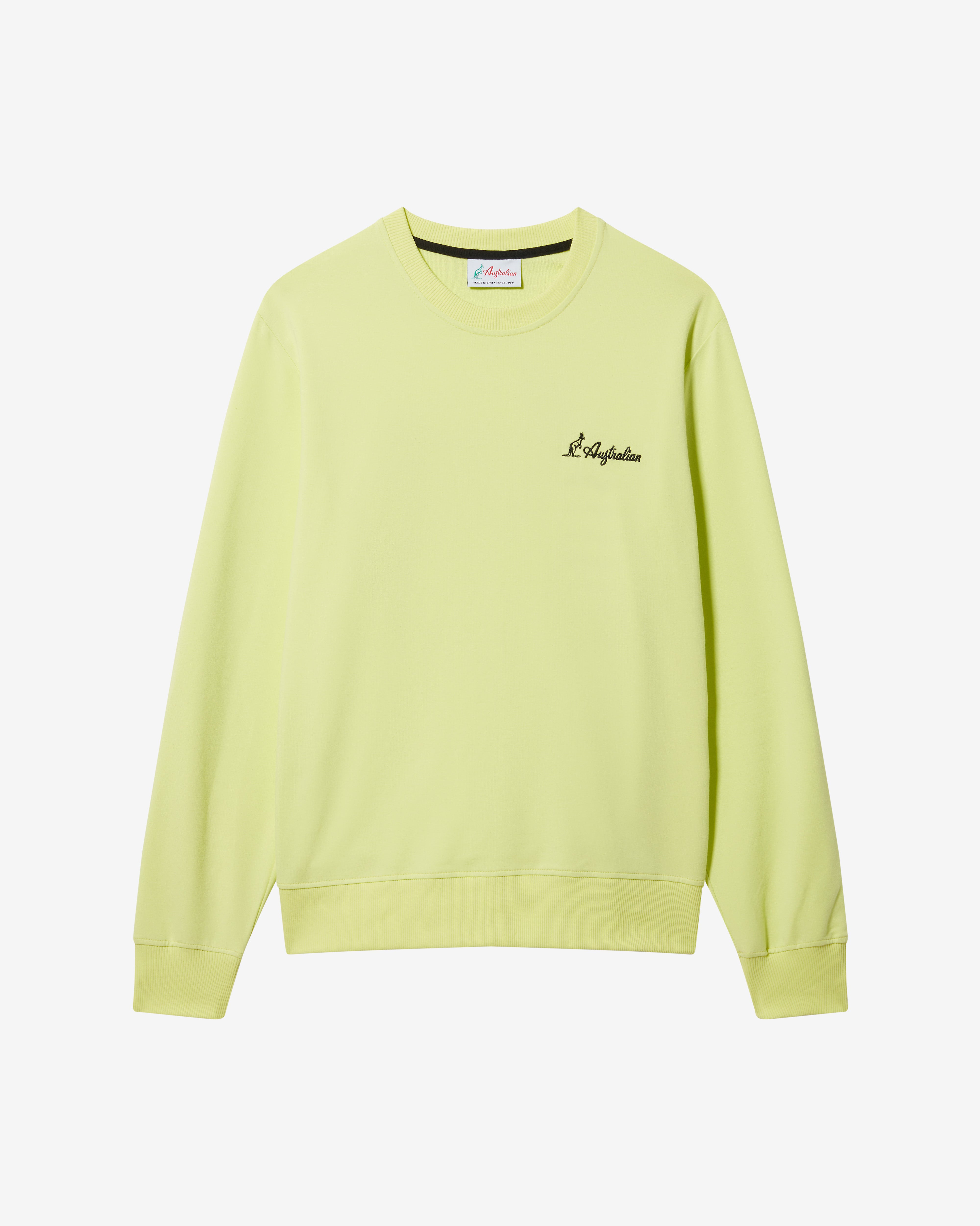 australian-record-crewneck-felpa-girocollo-lime image 6