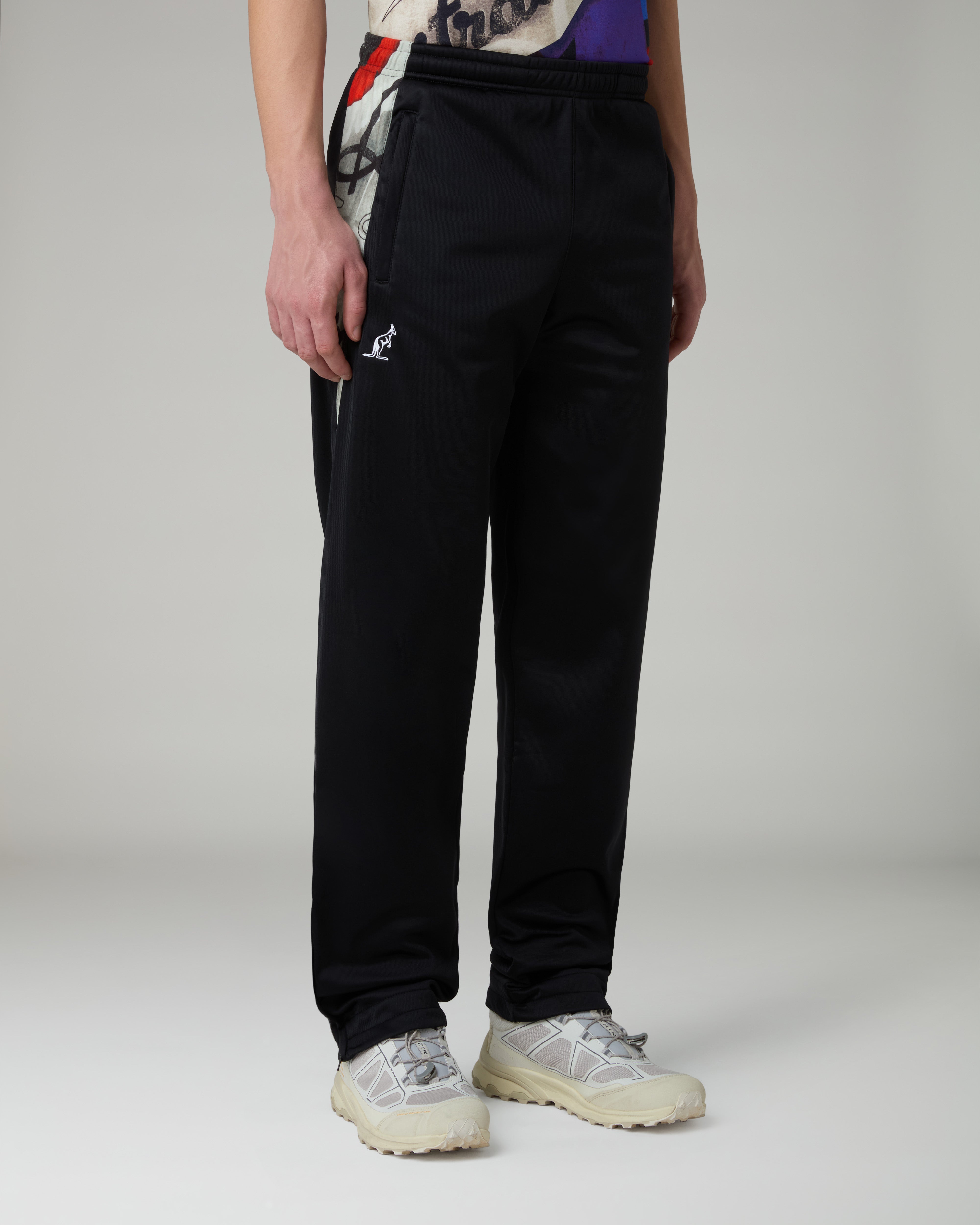 australian-new-ego-track-pant-nero-pantalone-in-acetato image 1