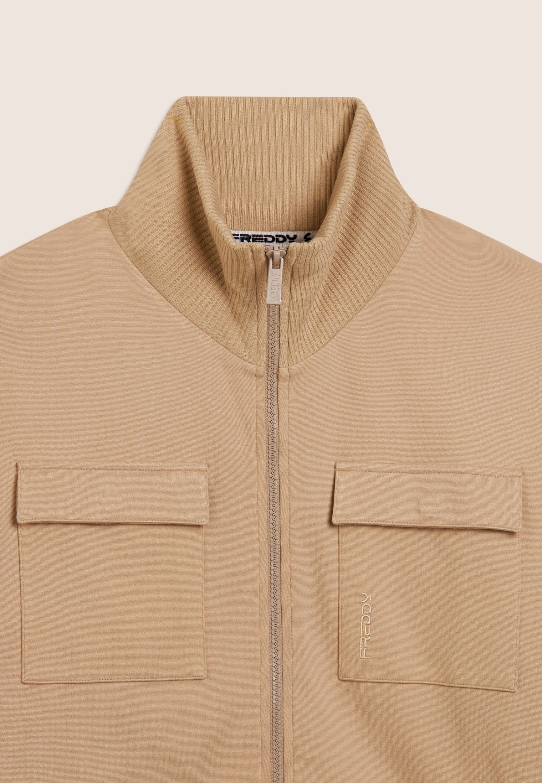 freddy-felpa-uomo-collo-alto-full-zip-in-viscosa-stretch image 6