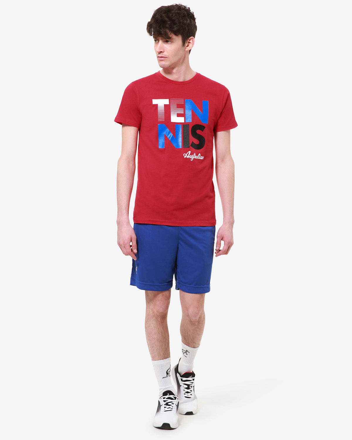 australian-tennis-t-shirt-court-rosso-vivo image 2