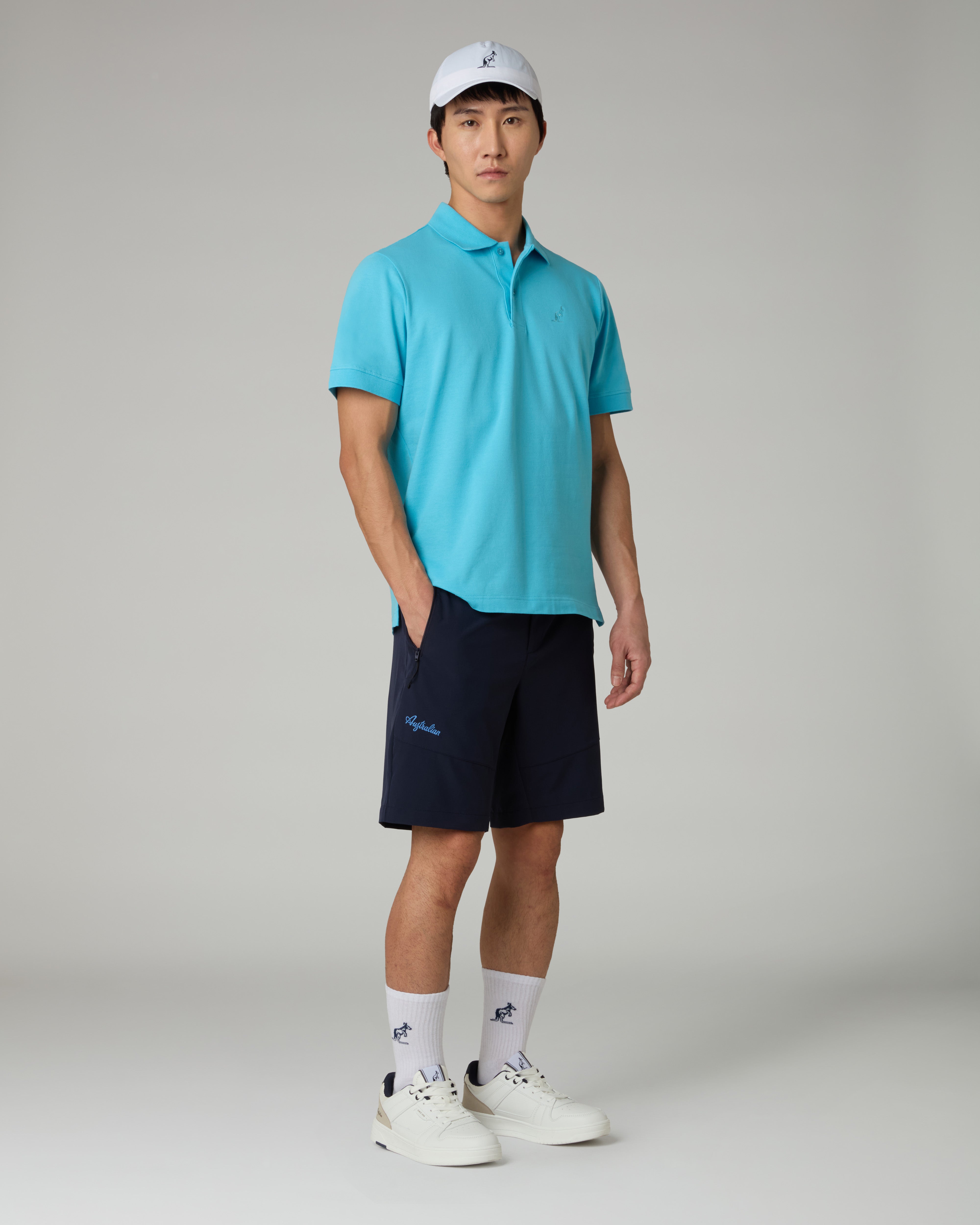 australian-easy-polo-shirt-in-piquet-elasticizzato-made-in-italy image 2