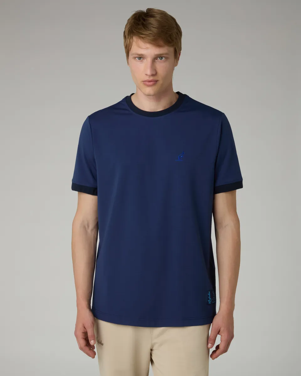 australian-flowline-t-shirt-maglietta-tecnica-interlock-blu-cosmo image 1
