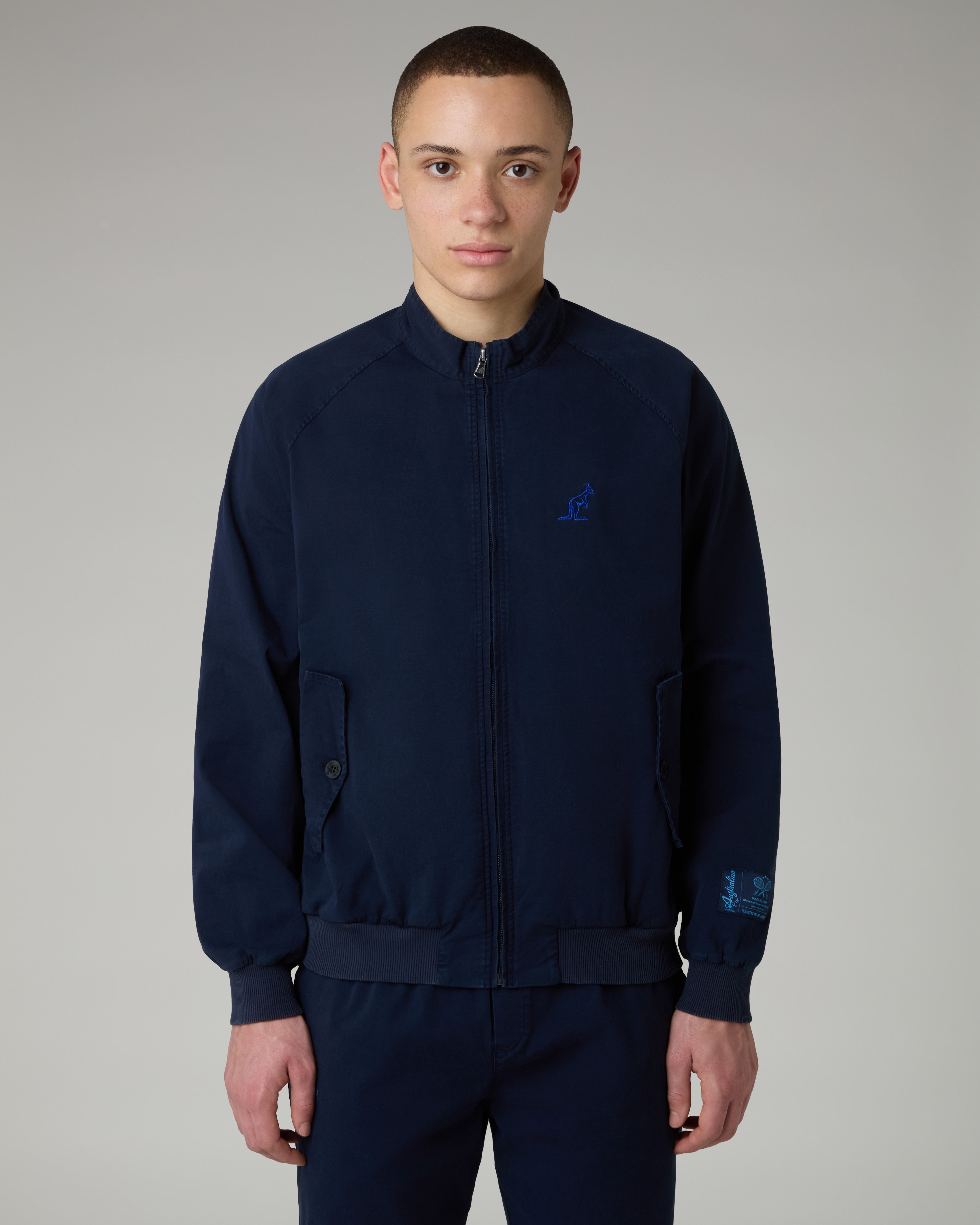 australian-doric-city-giacca-cotton-twill-eclipse-blue image 1