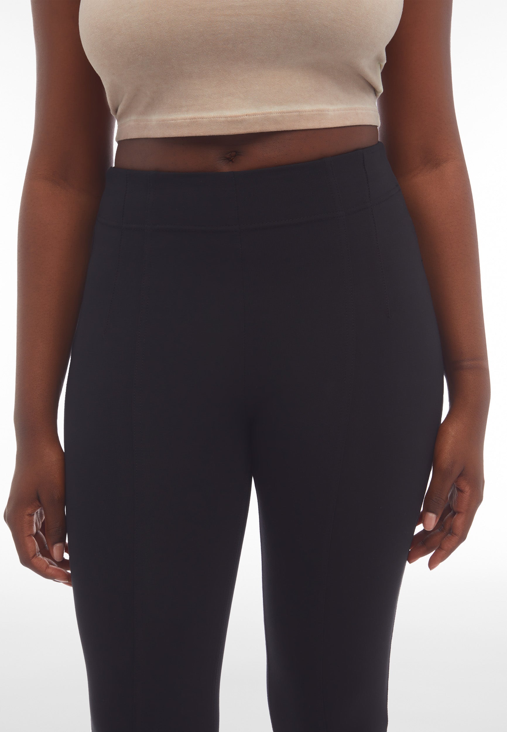 freddy-n-o-w-pantaloni-in-jersey-vita-bustier-impuntura-centrale image 4