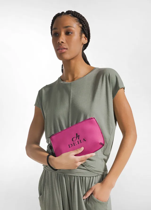 deha-d22945-pochette-scuba-rosa-22x12-cm-con-zip image 1