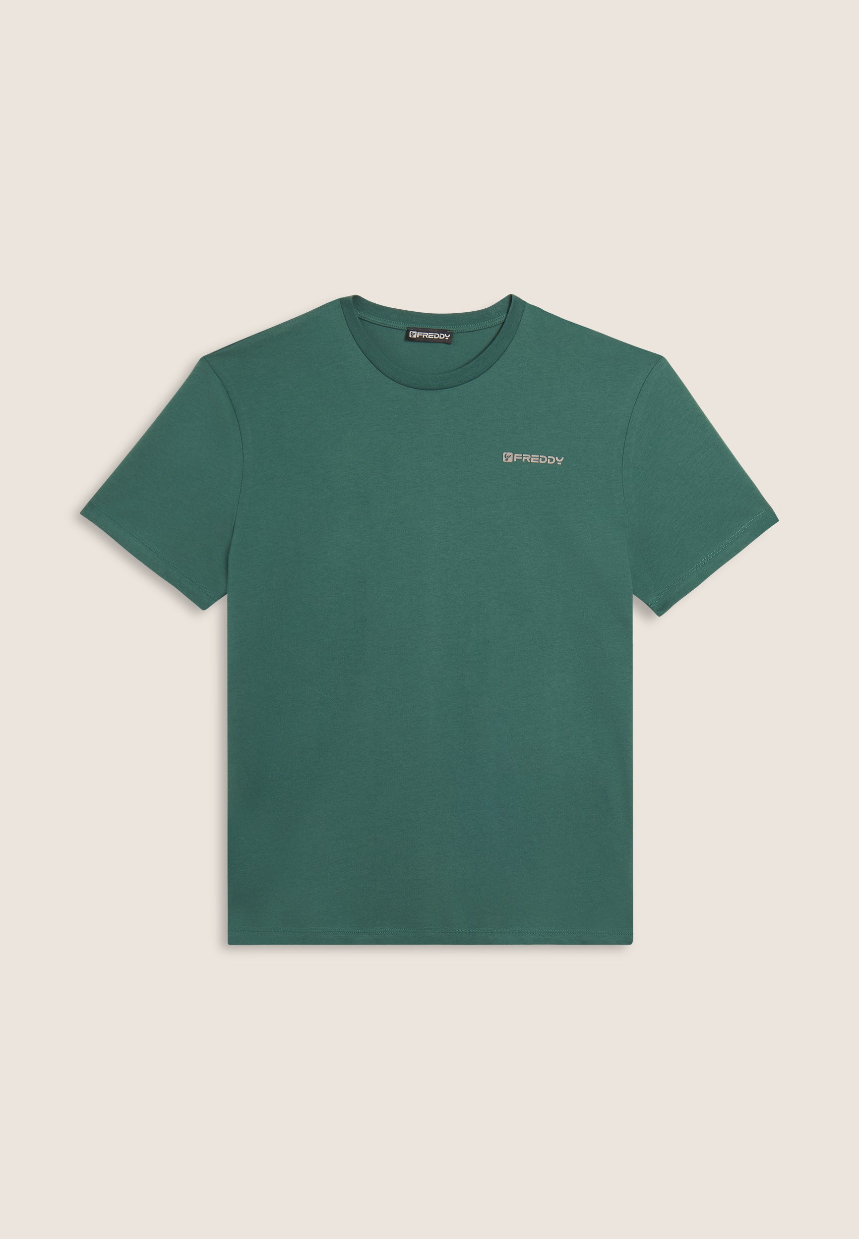 freddy-t-shirt-basic-uomo-in-cotone-con-logo-cuore image 5