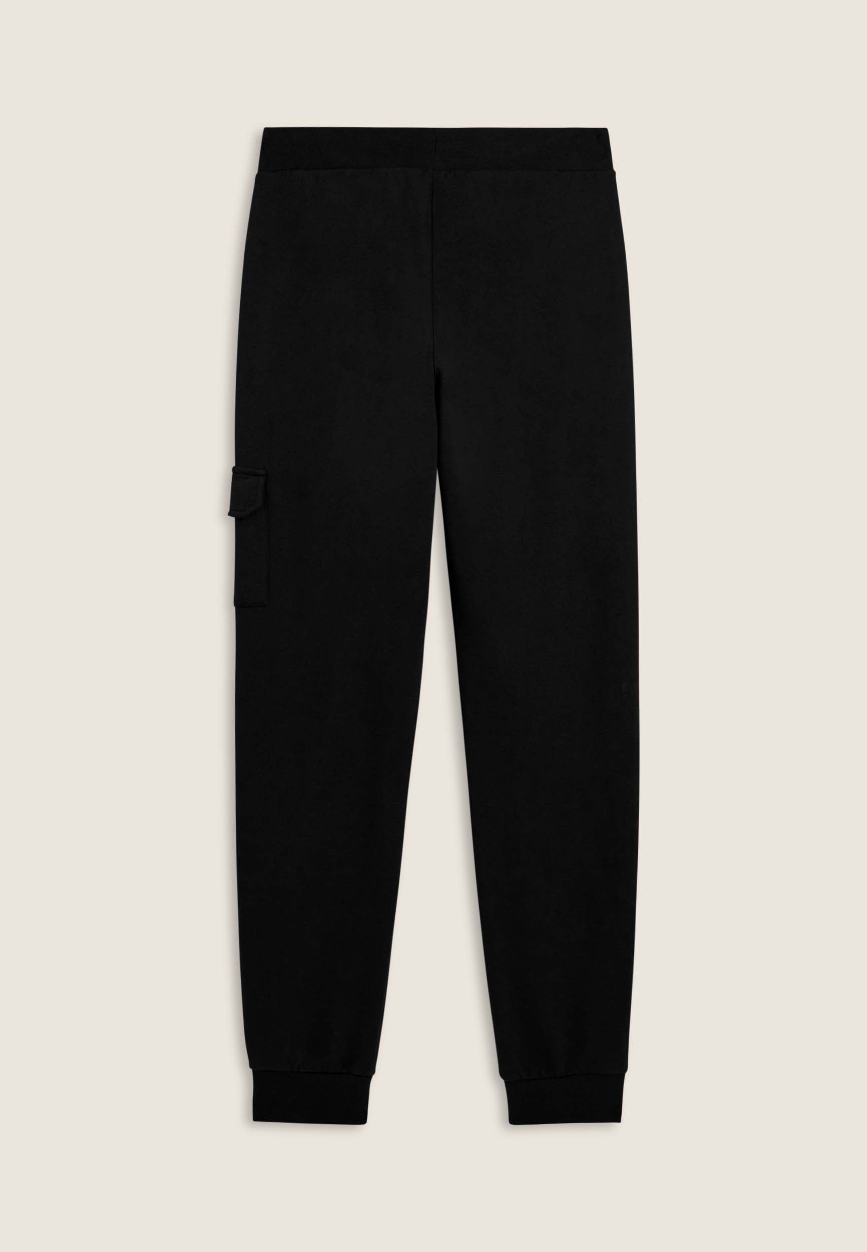 freddy-pantaloni-jogger-uomo-felpa-cotone-tasca-cargo-polsino image 6