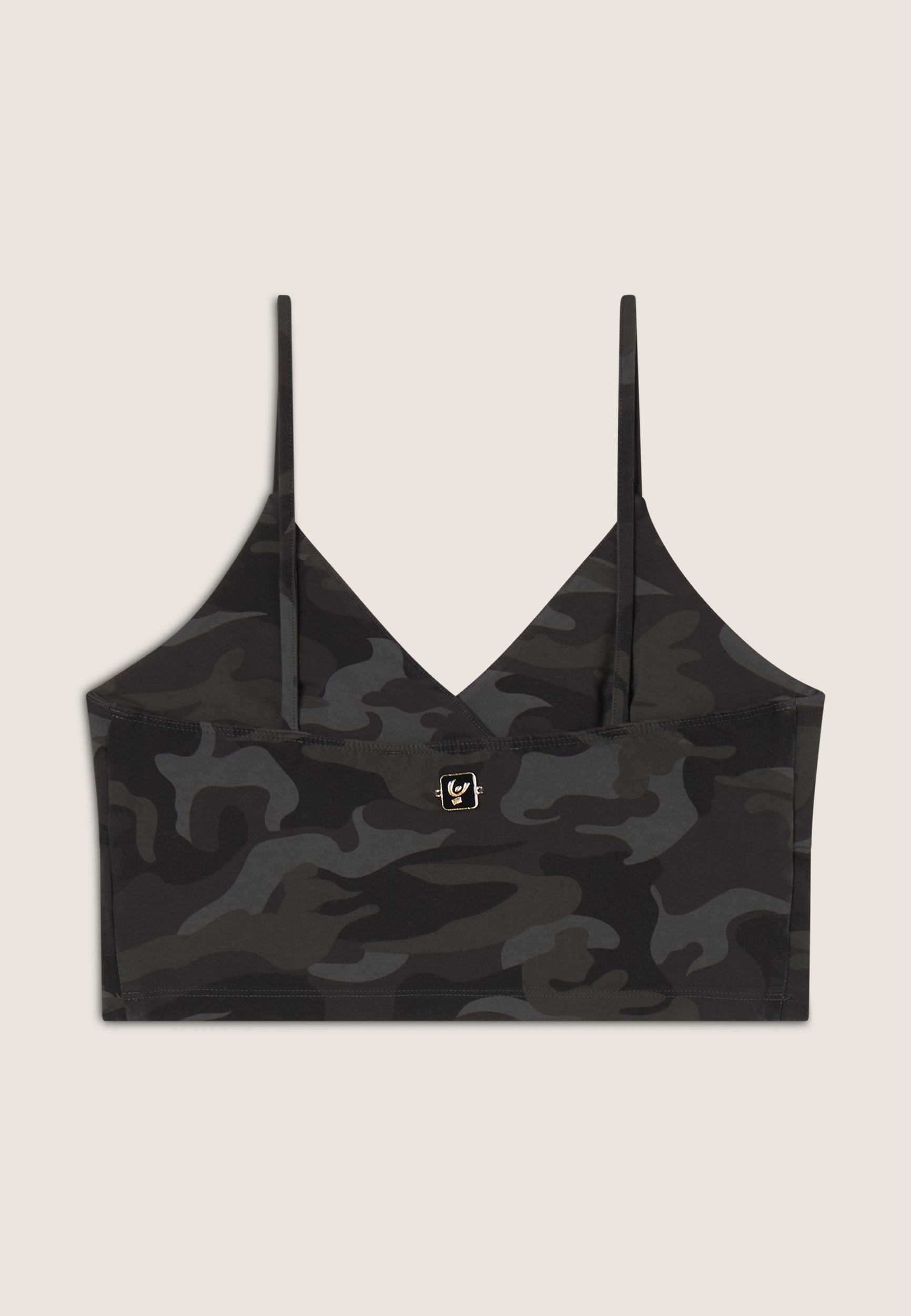 freddy-top-cropped-donna-camo-ice-wash-in-cotone-organico-con-incroci-frontali image 6
