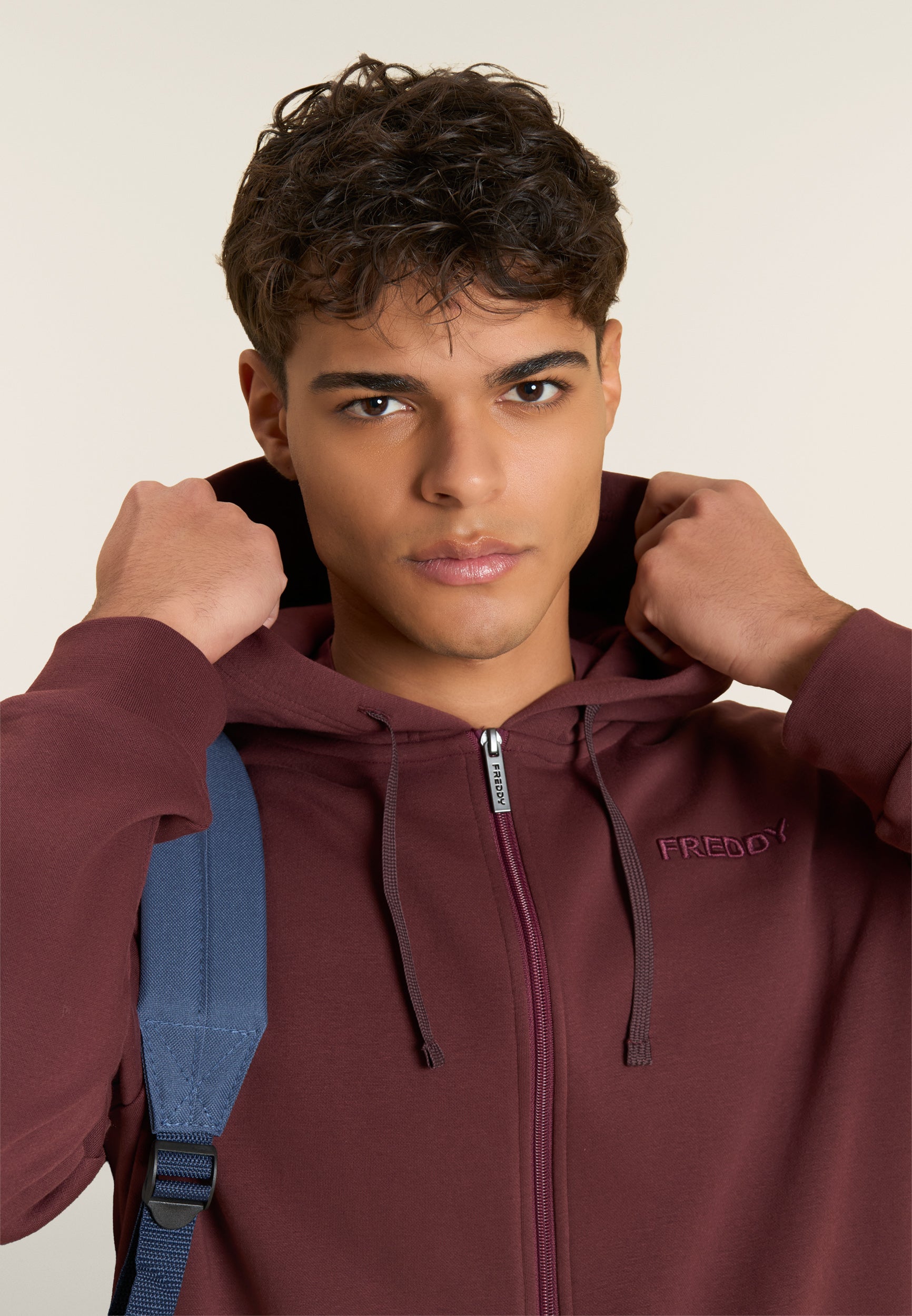 freddy-tuta-sportiva-da-uomo-in-felpa-garzata-con-zip-e-cappuccio-regular image 4