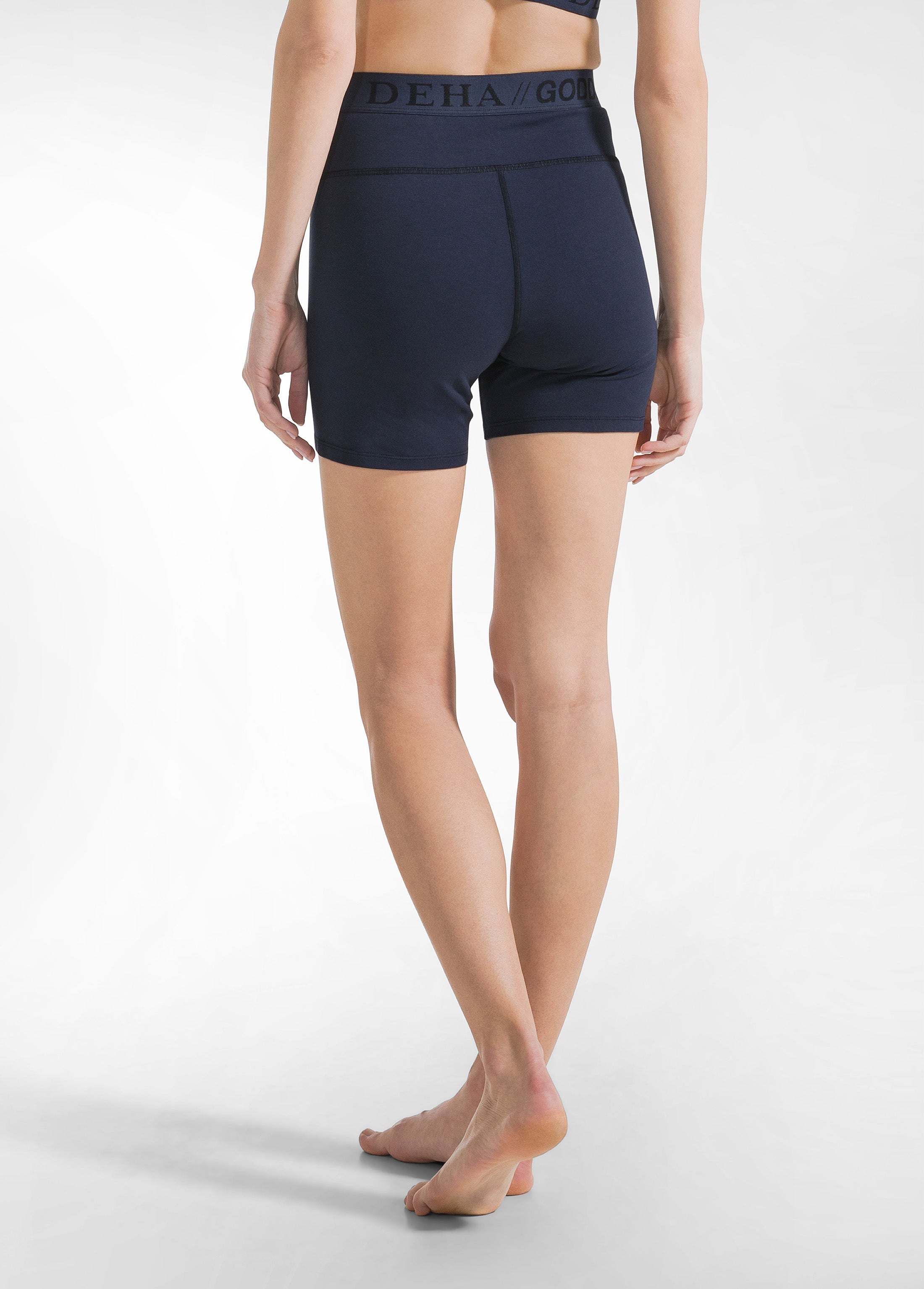 deha-pantaloncino-sportivo-jersey-stretch-blu-a00125 image 3