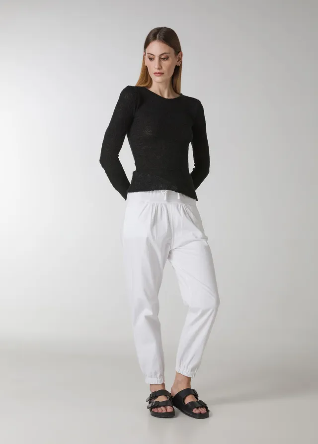 deha-maglia-boucle-nero-maglia-girocollo-manica-lunga image 1