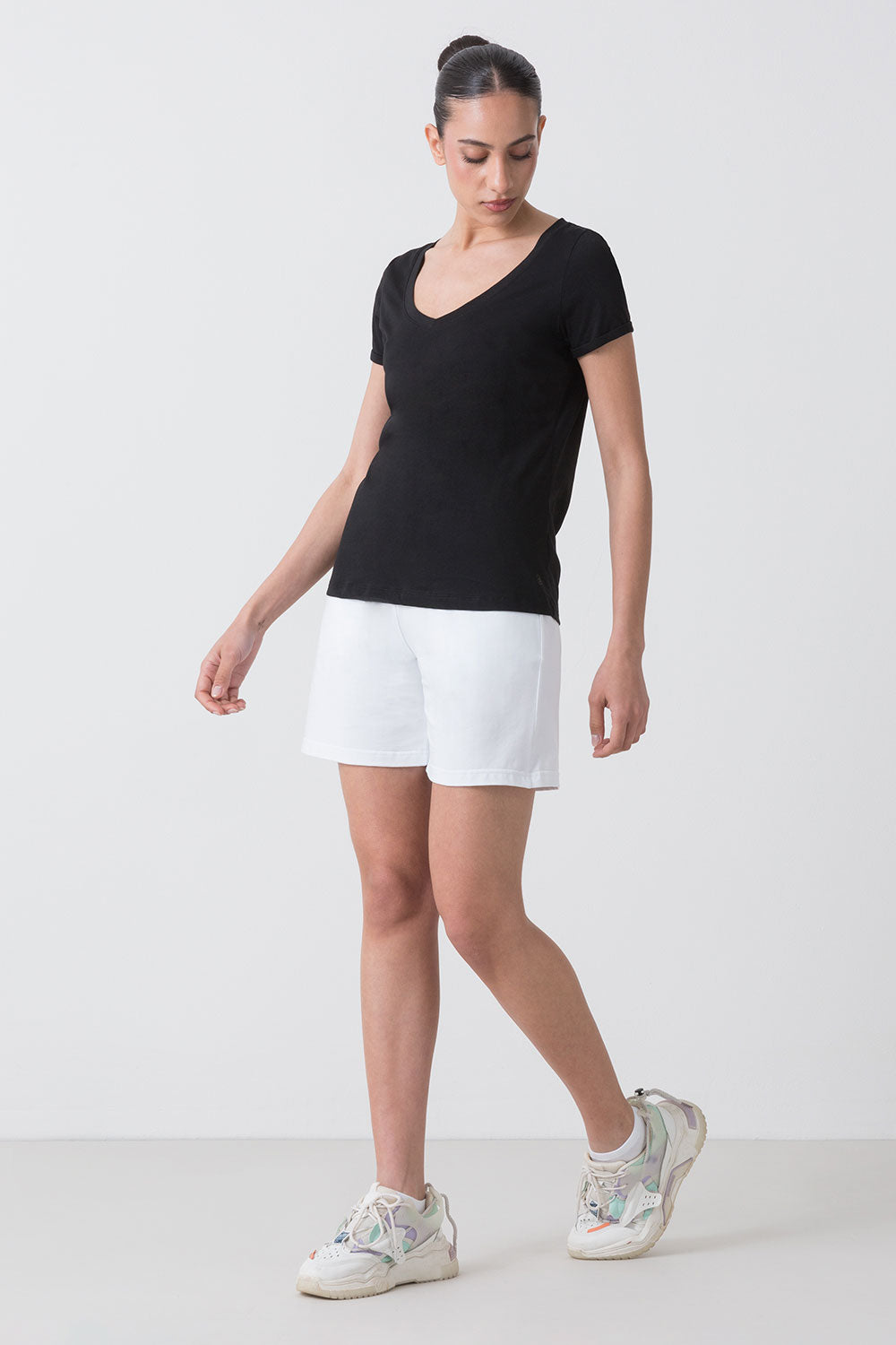 dimensione-danza-city-t-shirt-donna-in-jersey-con-scollo-a-v image 8