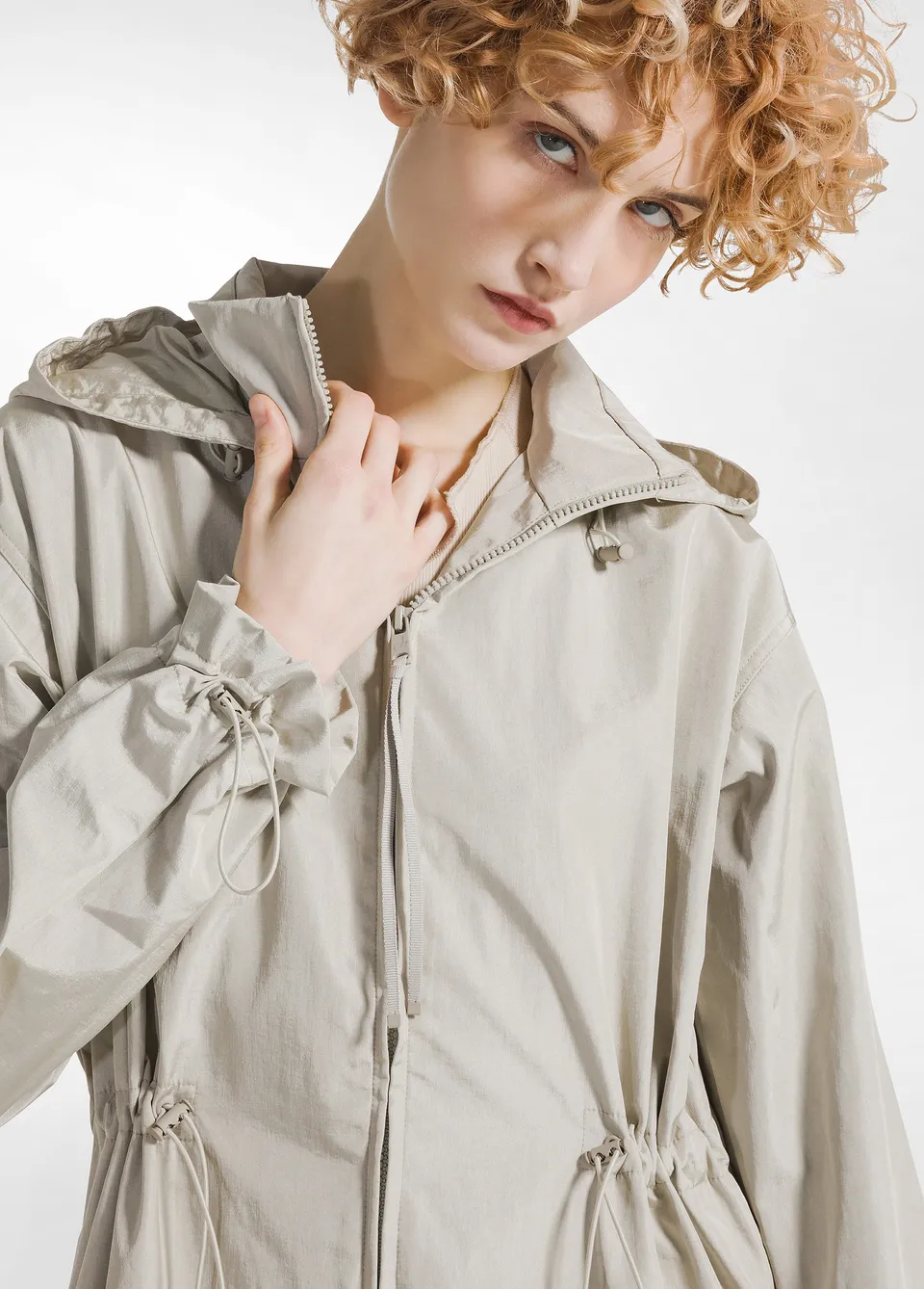 deha-d22064-parka-nylon-accoppiato-beige image 1