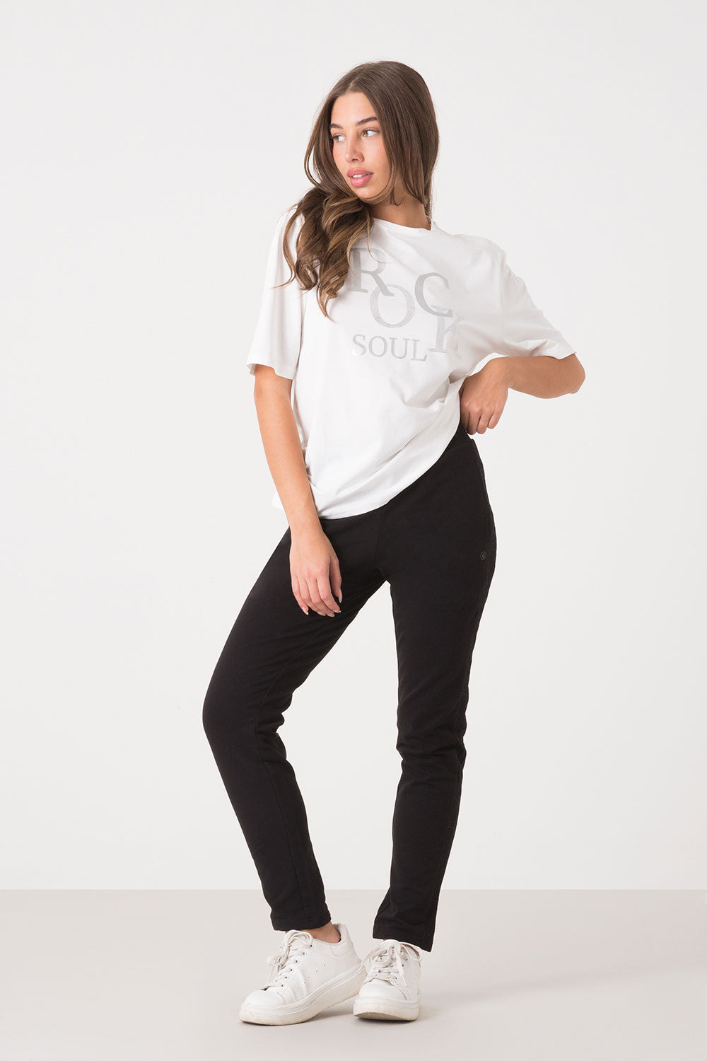 dimensione-danza-t-shirt-stampata-over-cotone-jersey-stretch-donna image 3