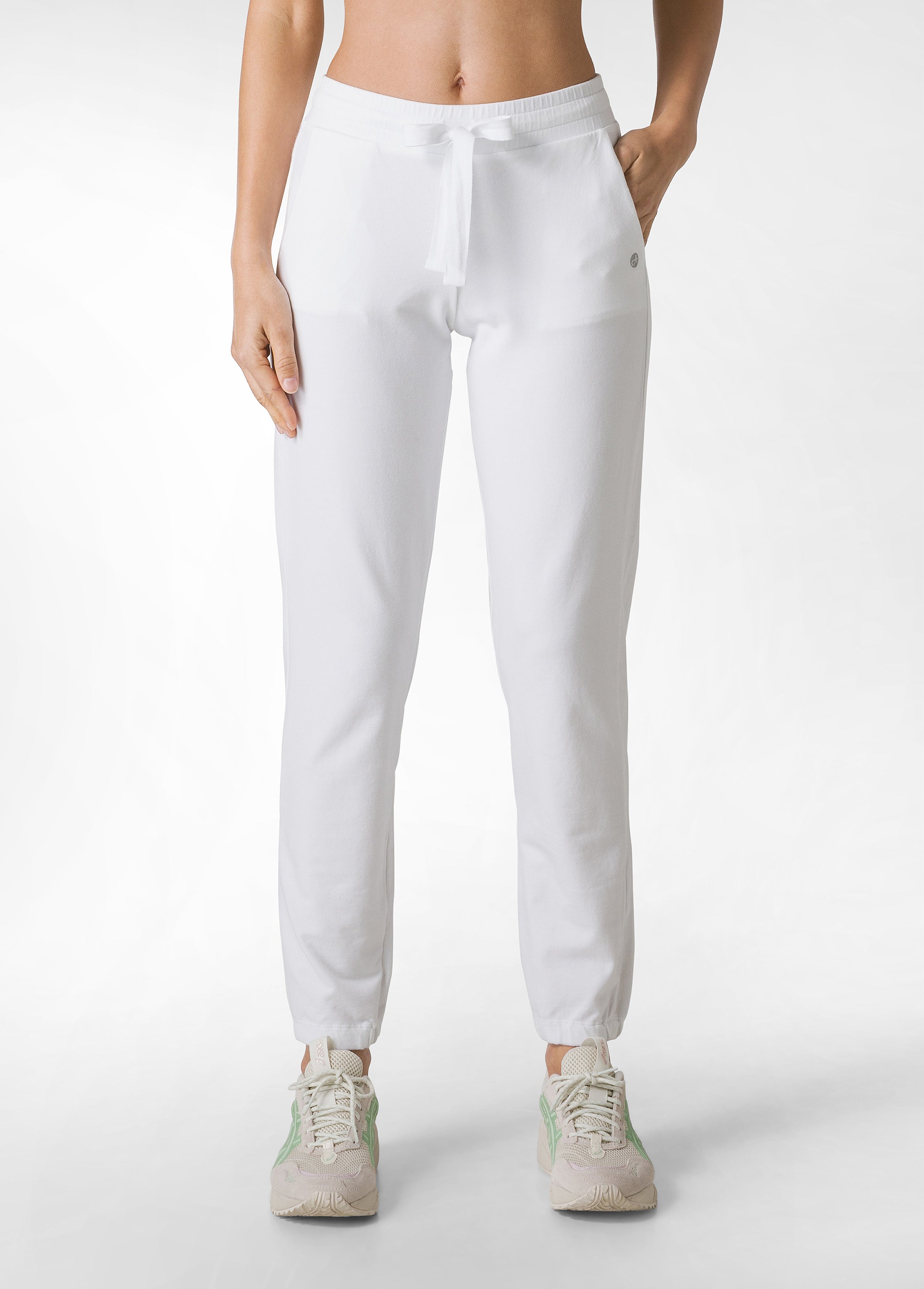 deha-pantalone-jogger-core-leggero-bianco image 2