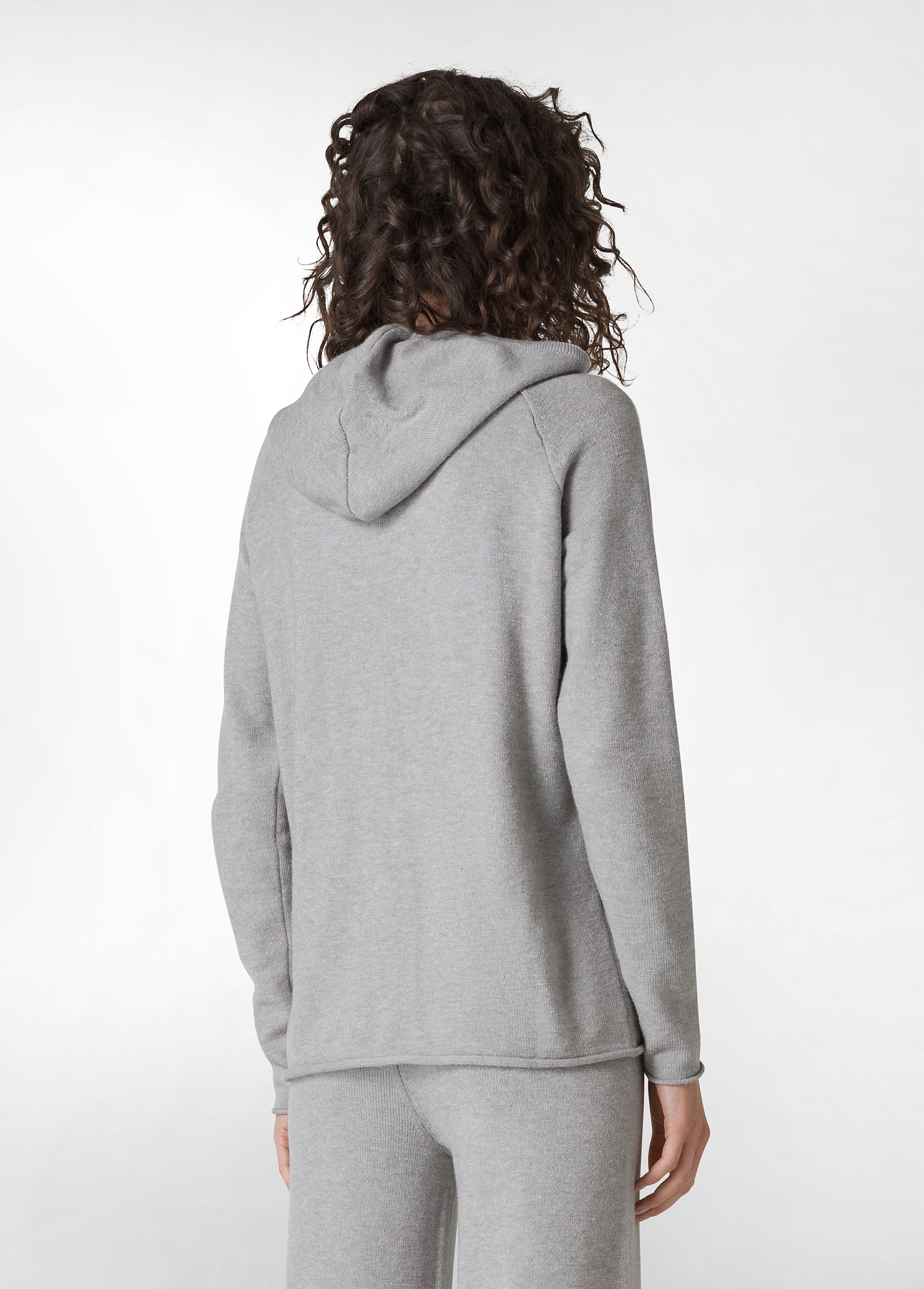 deha-pullover-con-cappuccio-grigio image 2