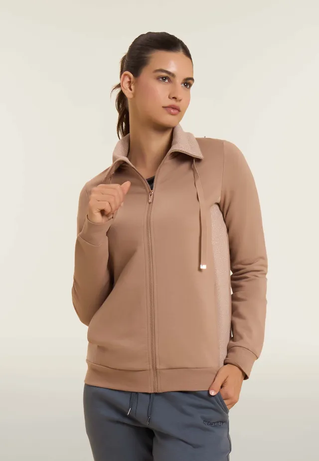 freddy-felpa-donna-full-zip-collo-alto-inserti-m-lange-lurex image 1