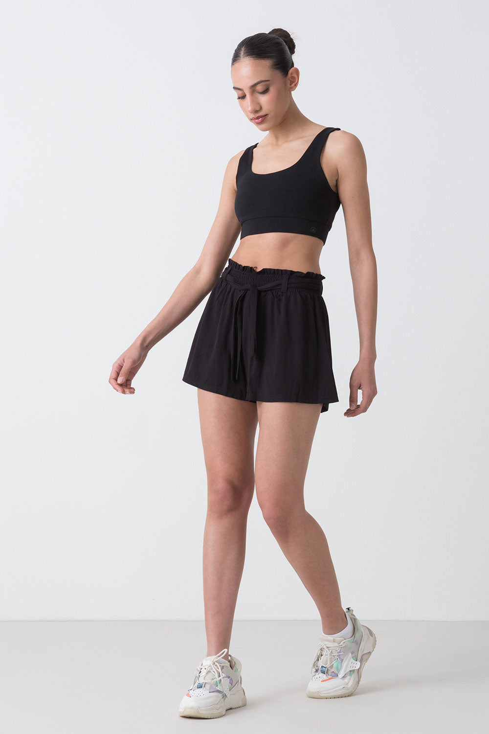 dimensione-danza-summer-shorts-in-popeline-di-viscosa-pantaloncino-donna image 2