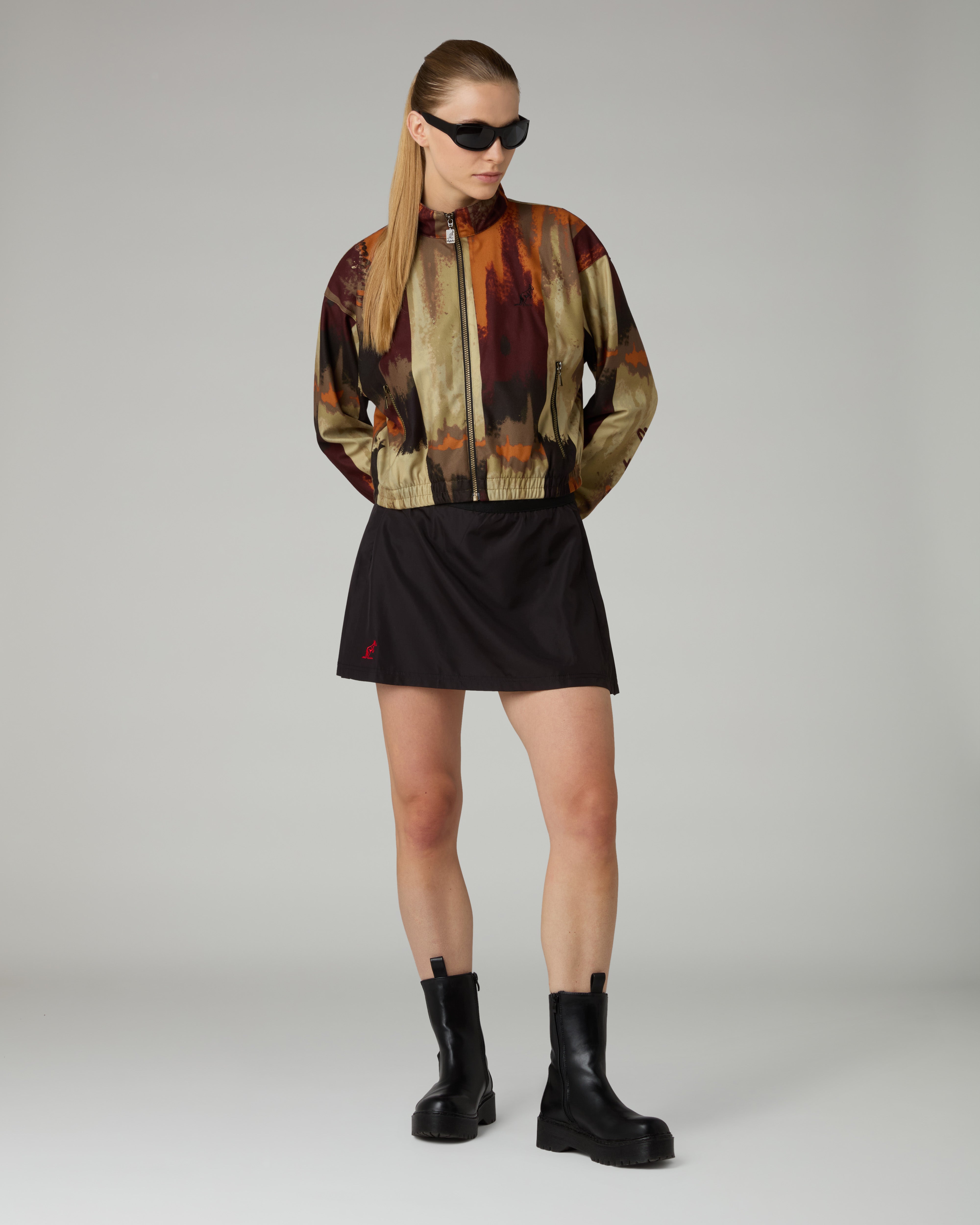 australian-bujad-track-jacket-giacca-arancio-taglio-cropped image 2