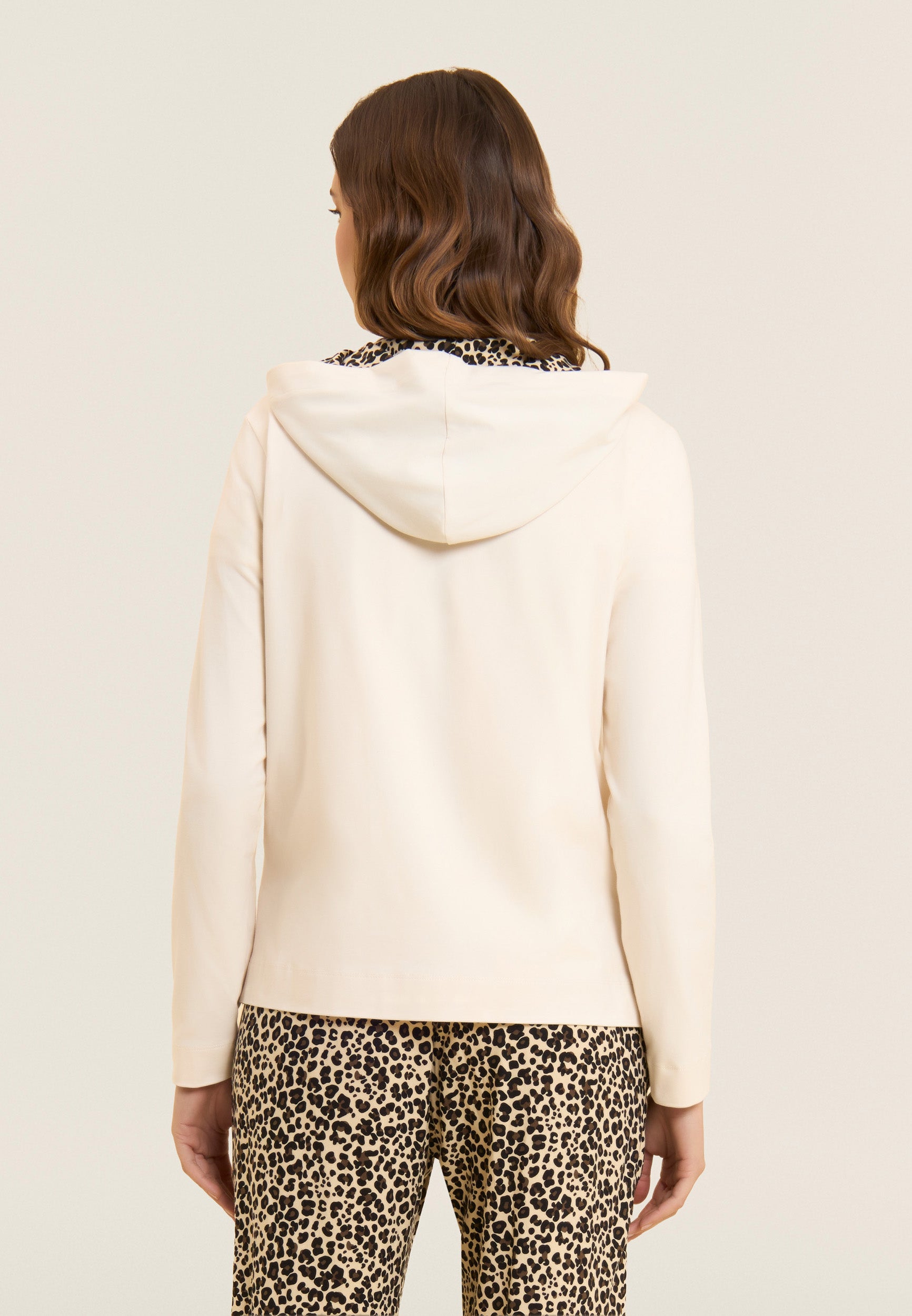 freddy-felpa-con-zip-e-cappuccio-fodera-animalier image 3