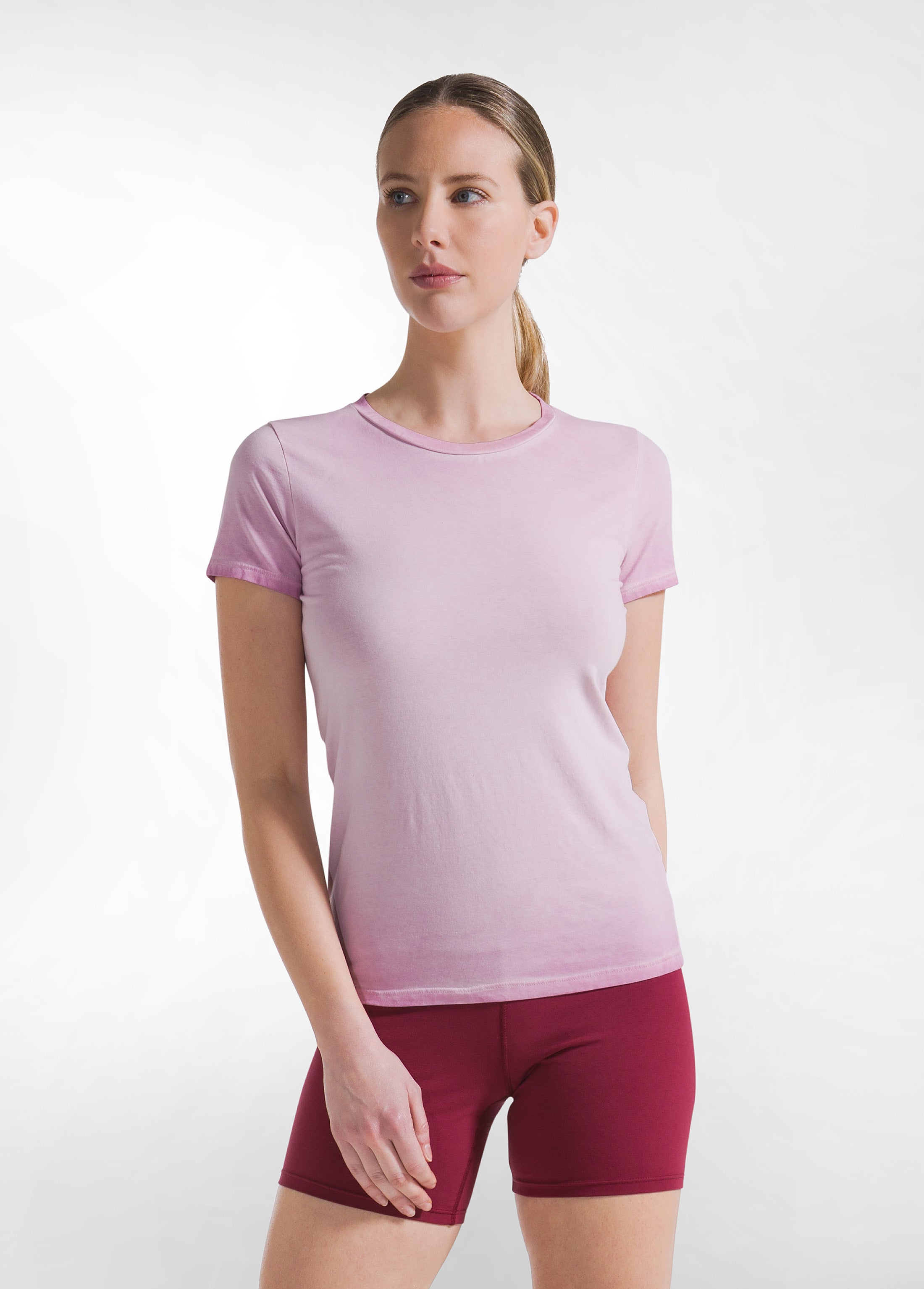 deha-d42030-t-shirt-effetto-sfumato-jersey-stretch-leggero image 1