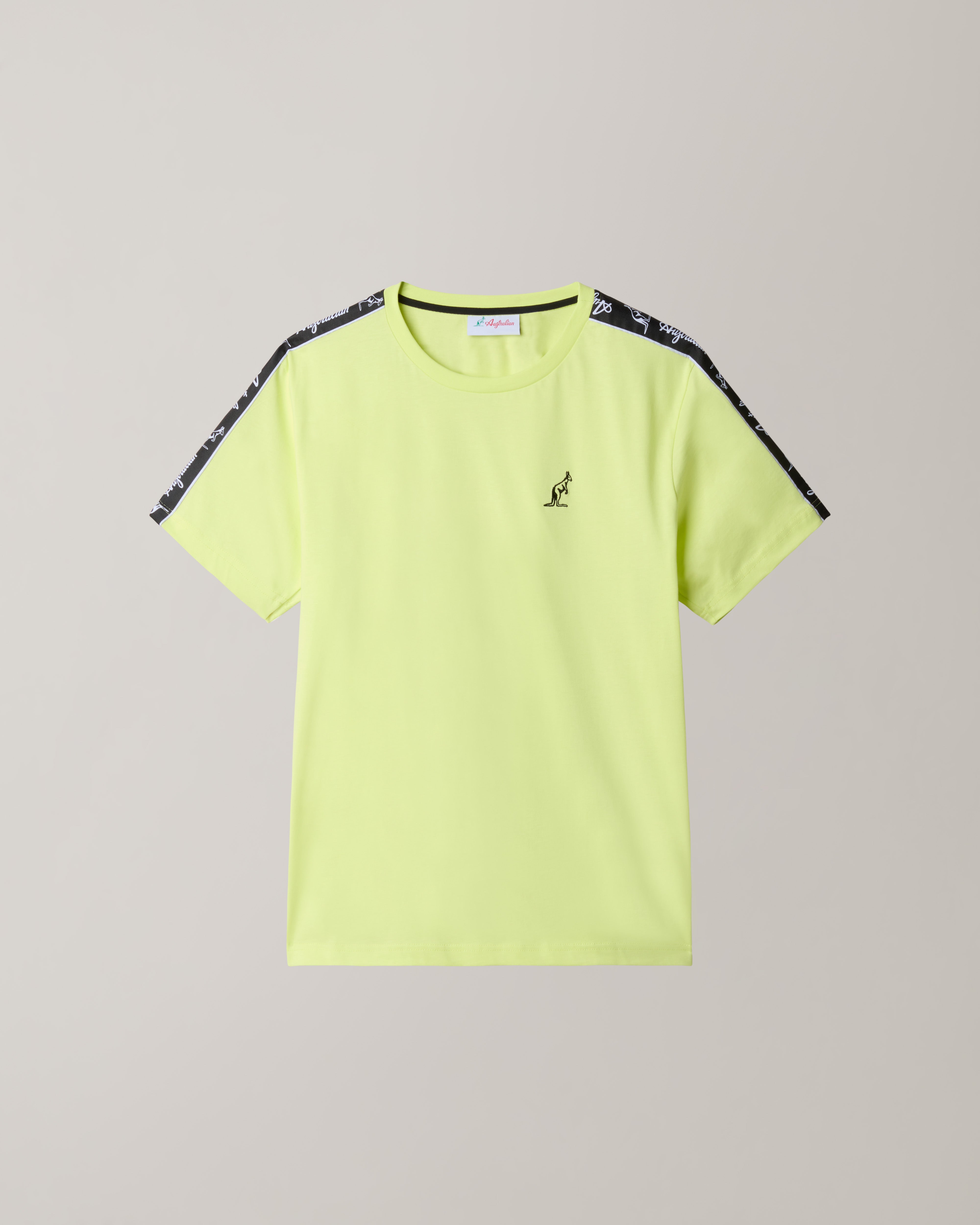 australian-tape-t-shirt-maglietta-cotone-lime image 5