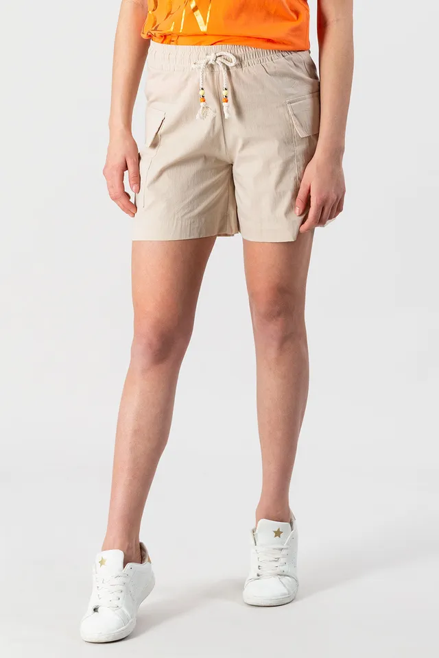 dimensione-danza-bermuda-in-popeline-di-cotone-cargo-donna image 1