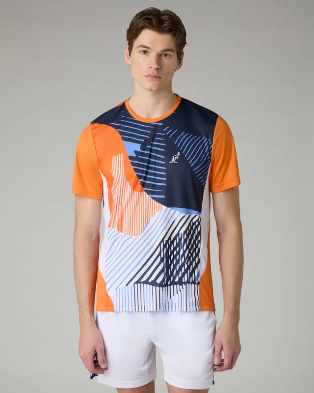 australian-absinth-t-shirt-tennis-arancio-acceso image 1