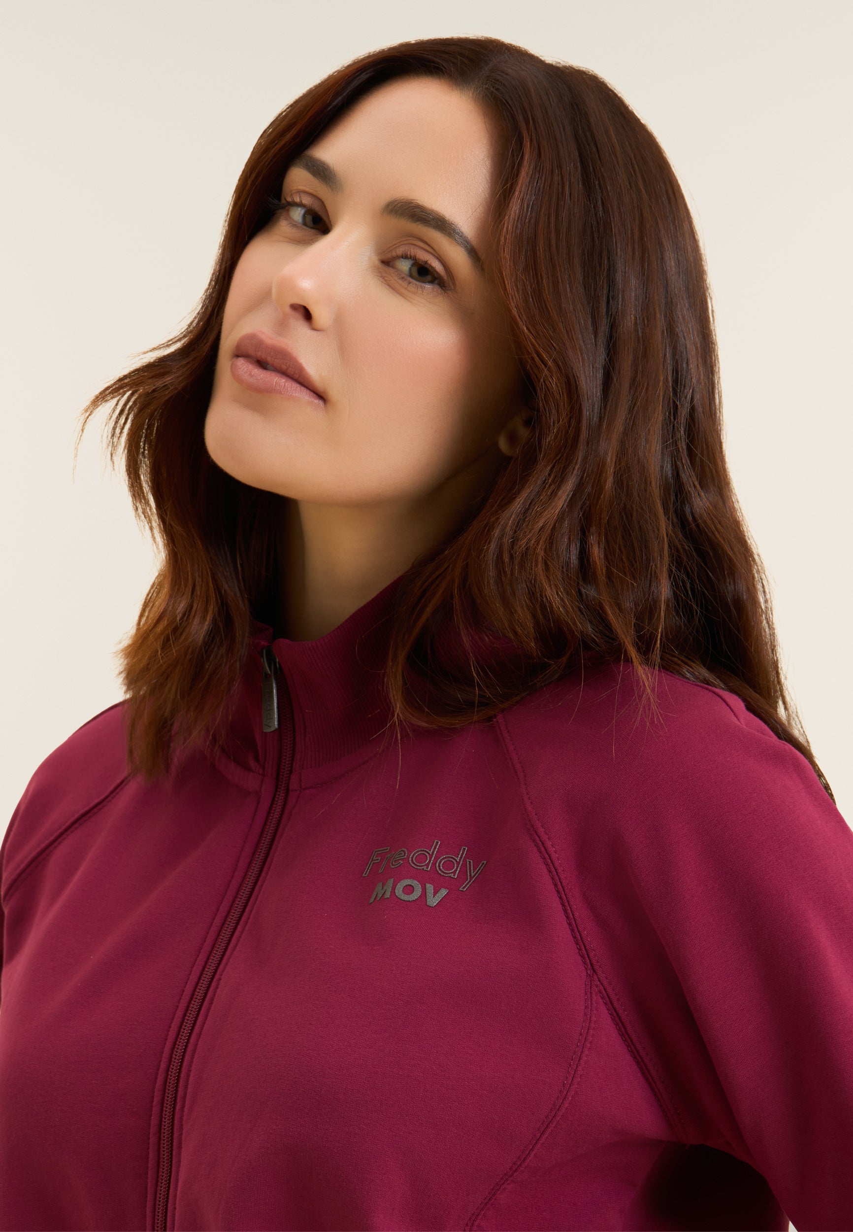 freddy-felpa-boxy-cropped-donna-full-zip-collo-alto image 4