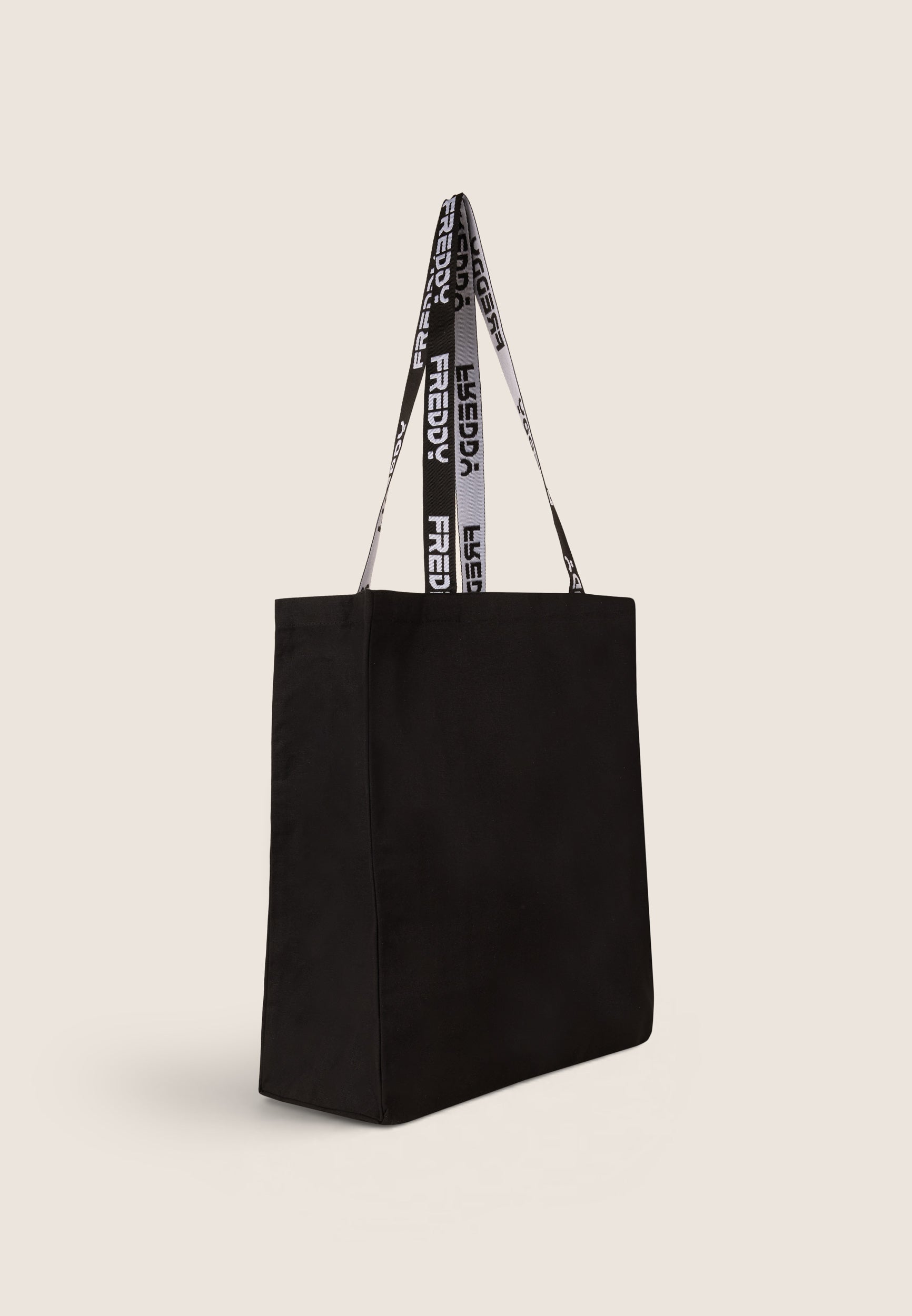 freddy-borsa-shopper-donna-tela-cotone-loghi-contrasto image 3