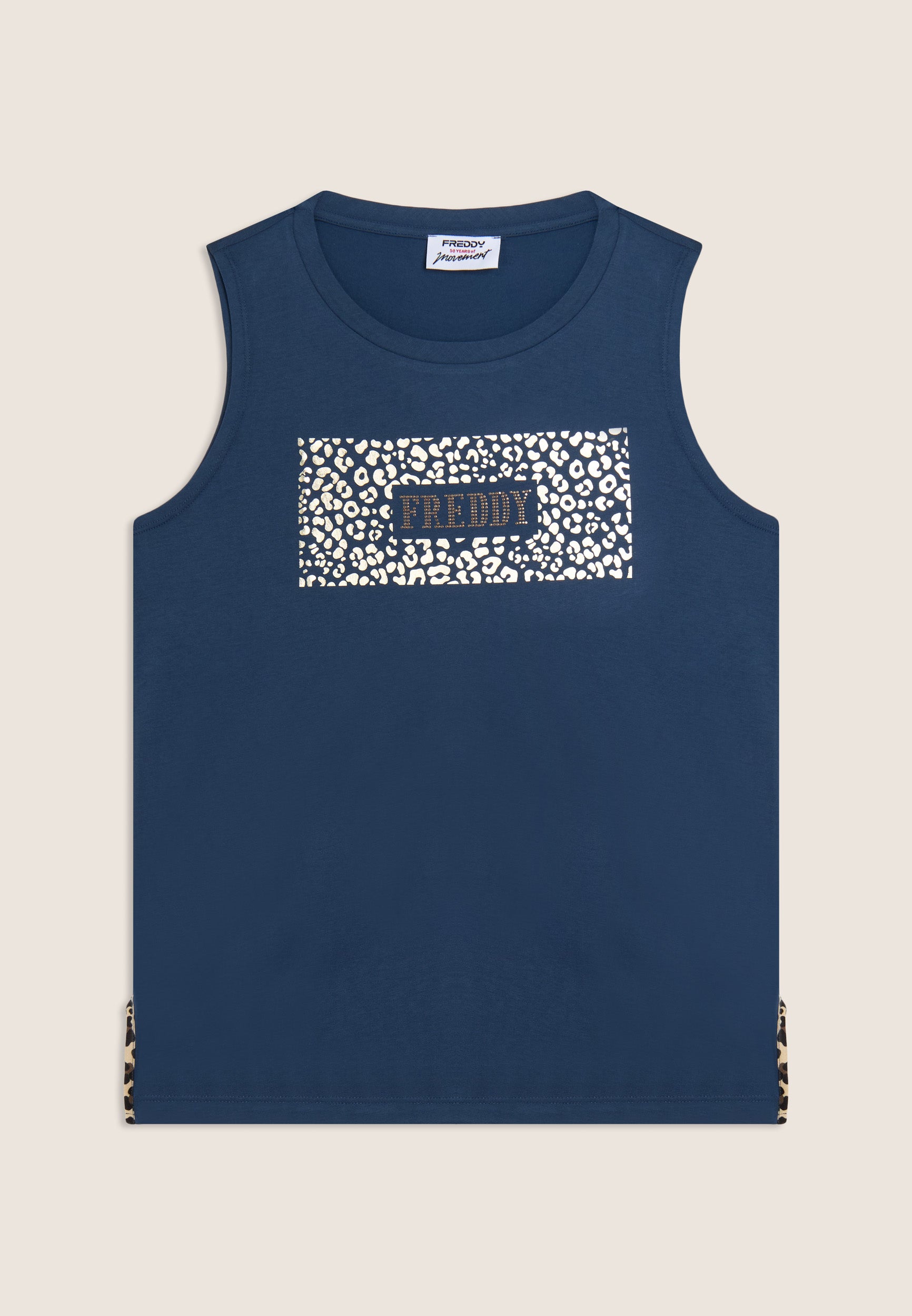 freddy-canotta-con-logo-e-grafica-animalier-donna image 8