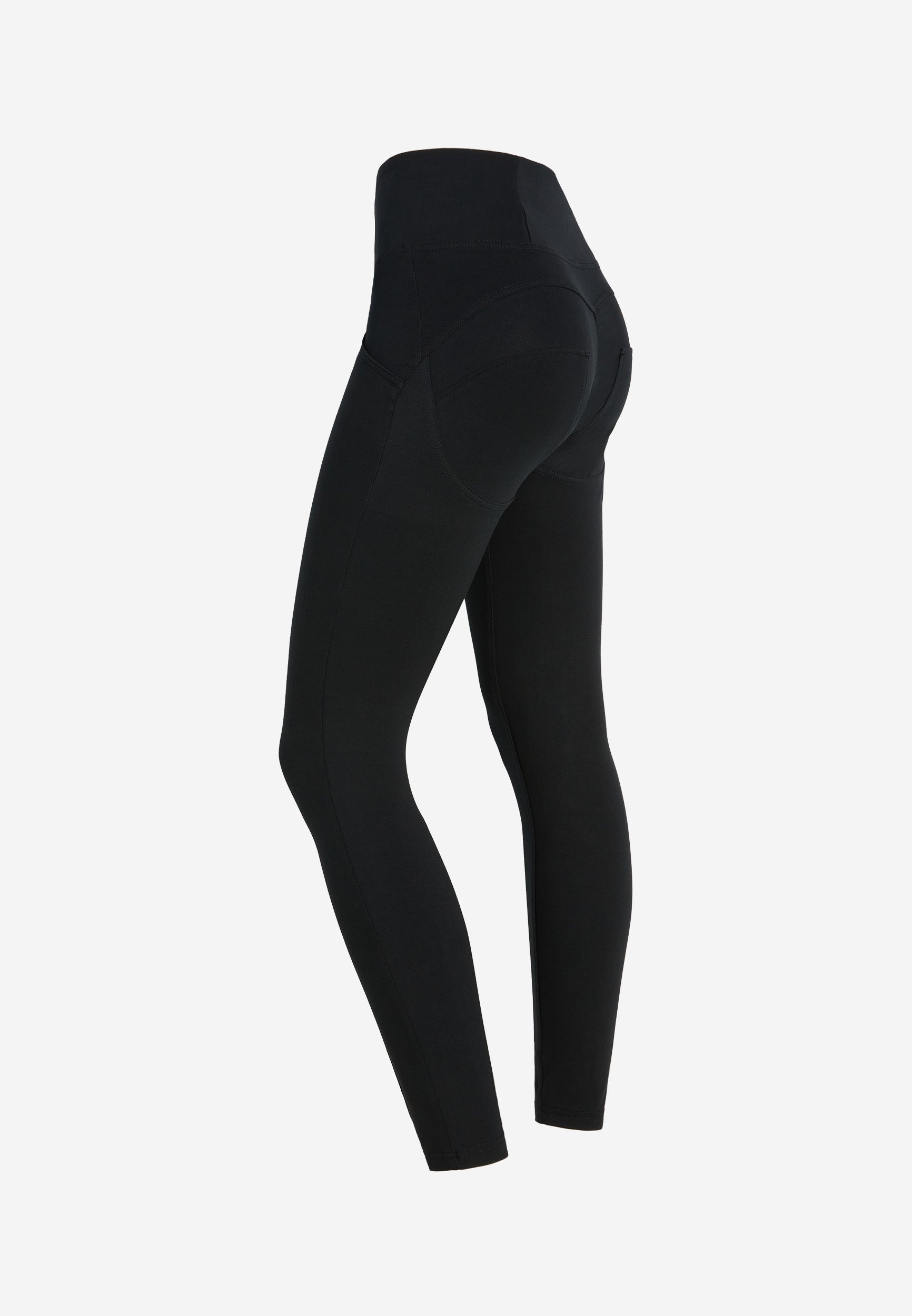 freddy-wr-up-pantaloni-vita-alta-con-zip-e-cucitura-centrale image 7