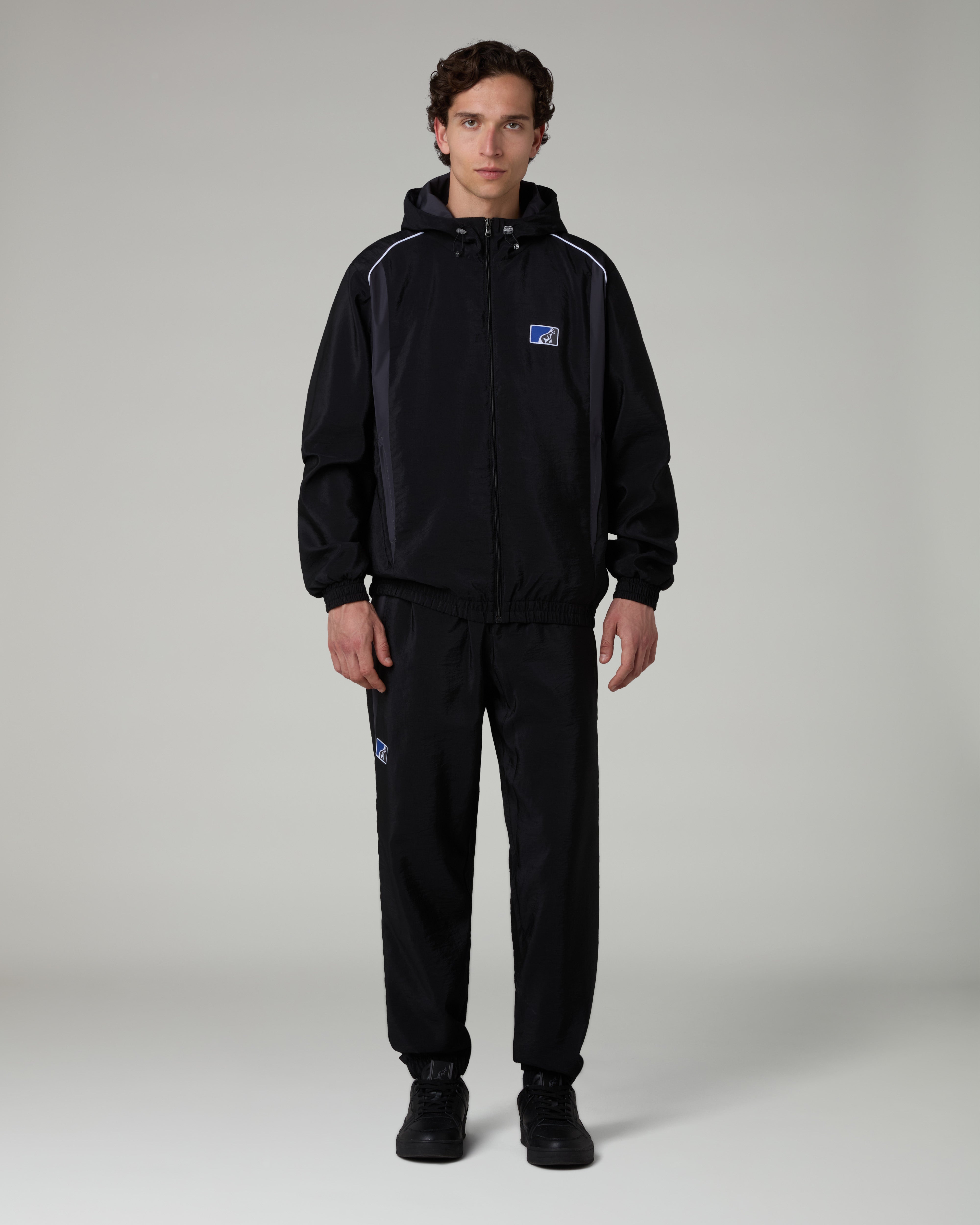 australian-poison-hoodie-tracksuit-nero-in-tessuto-antibes-foderata image 1