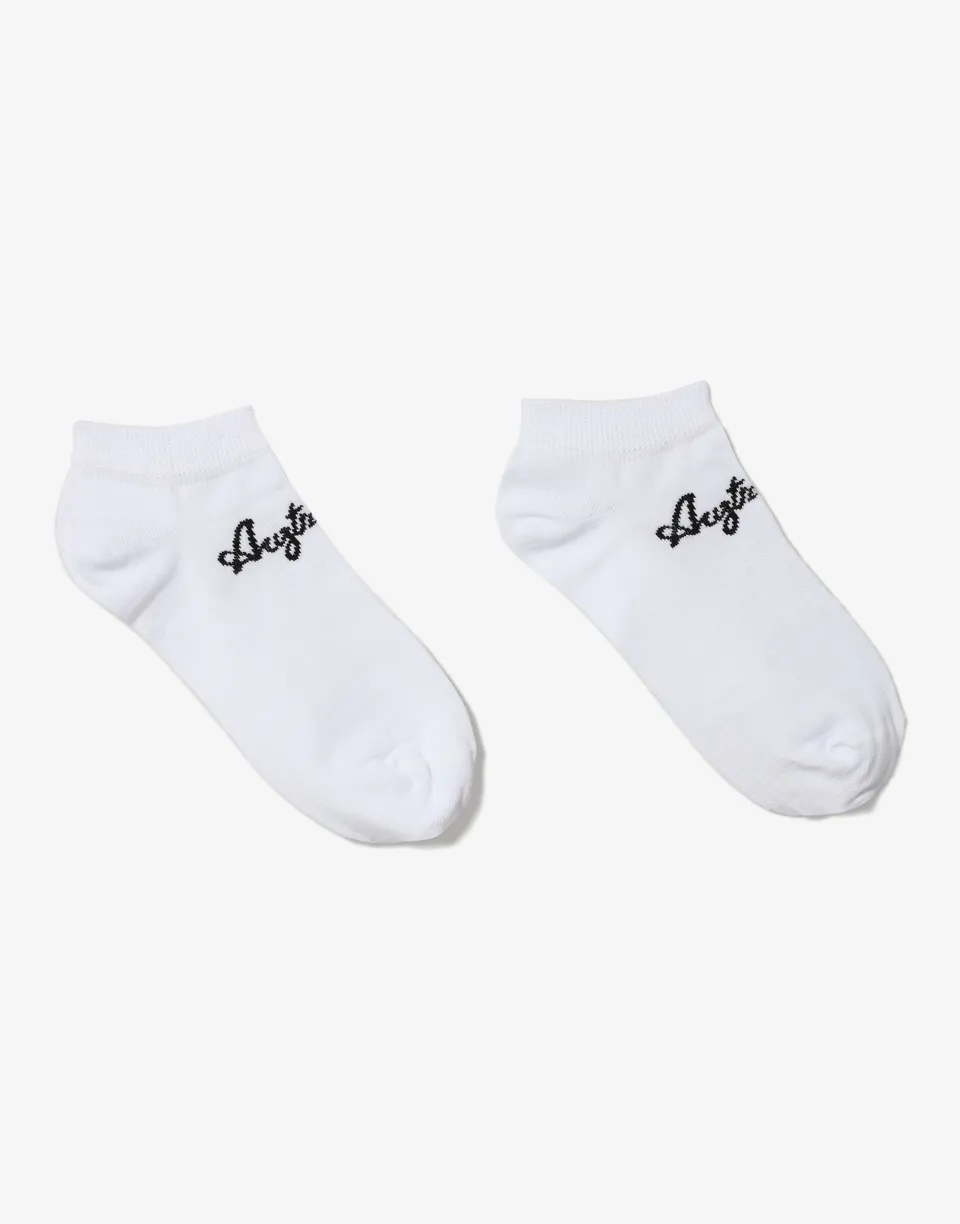 australian-short-socks-calze-corte-cotone-bianco image 1