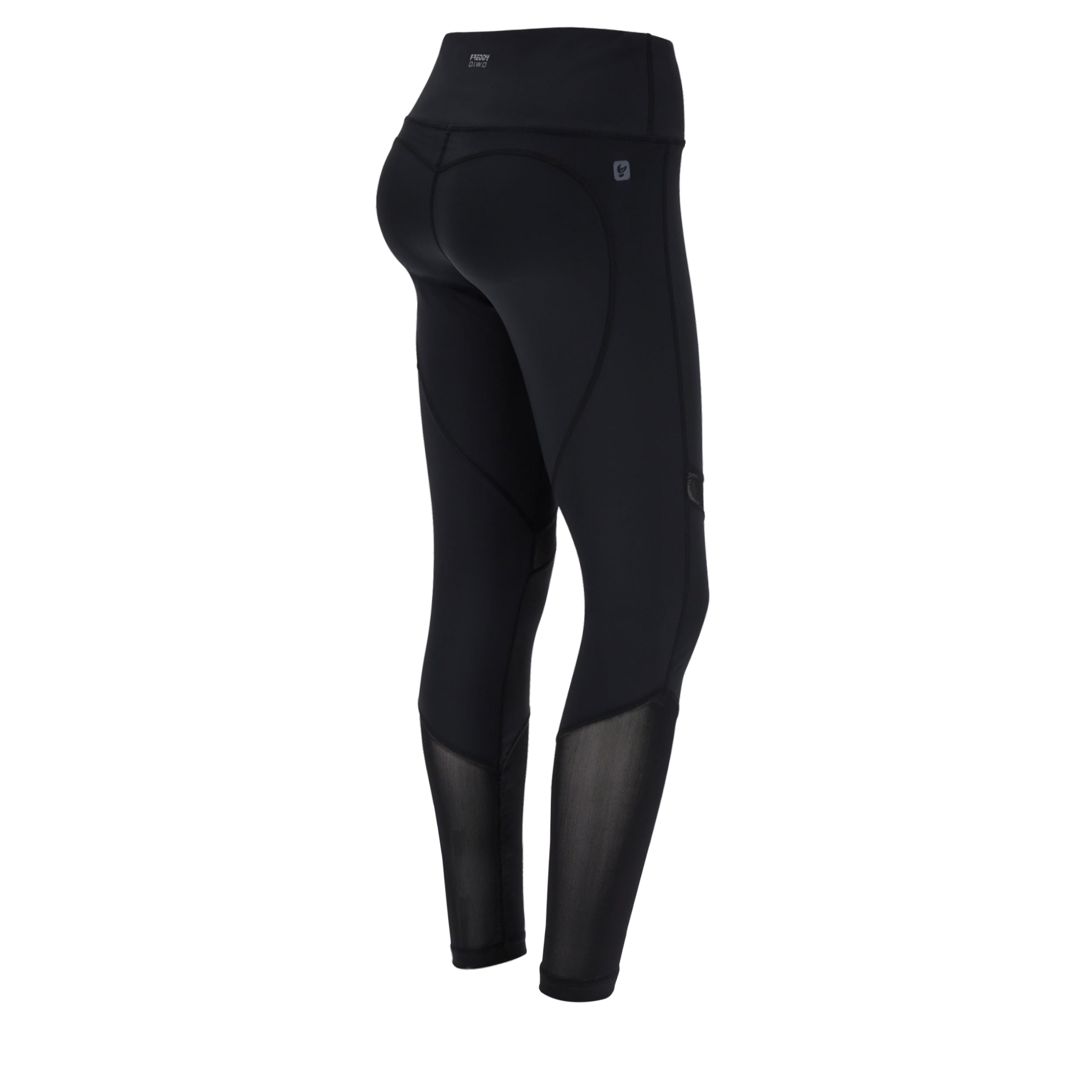 freddy-leggings-superfit-7-8-vita-alta-in-tessuto-riciclato-con-mesh image 7