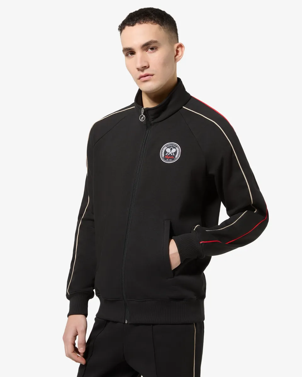 australian-tennis-crew-track-jacket-felpa-invernale-nera image 1