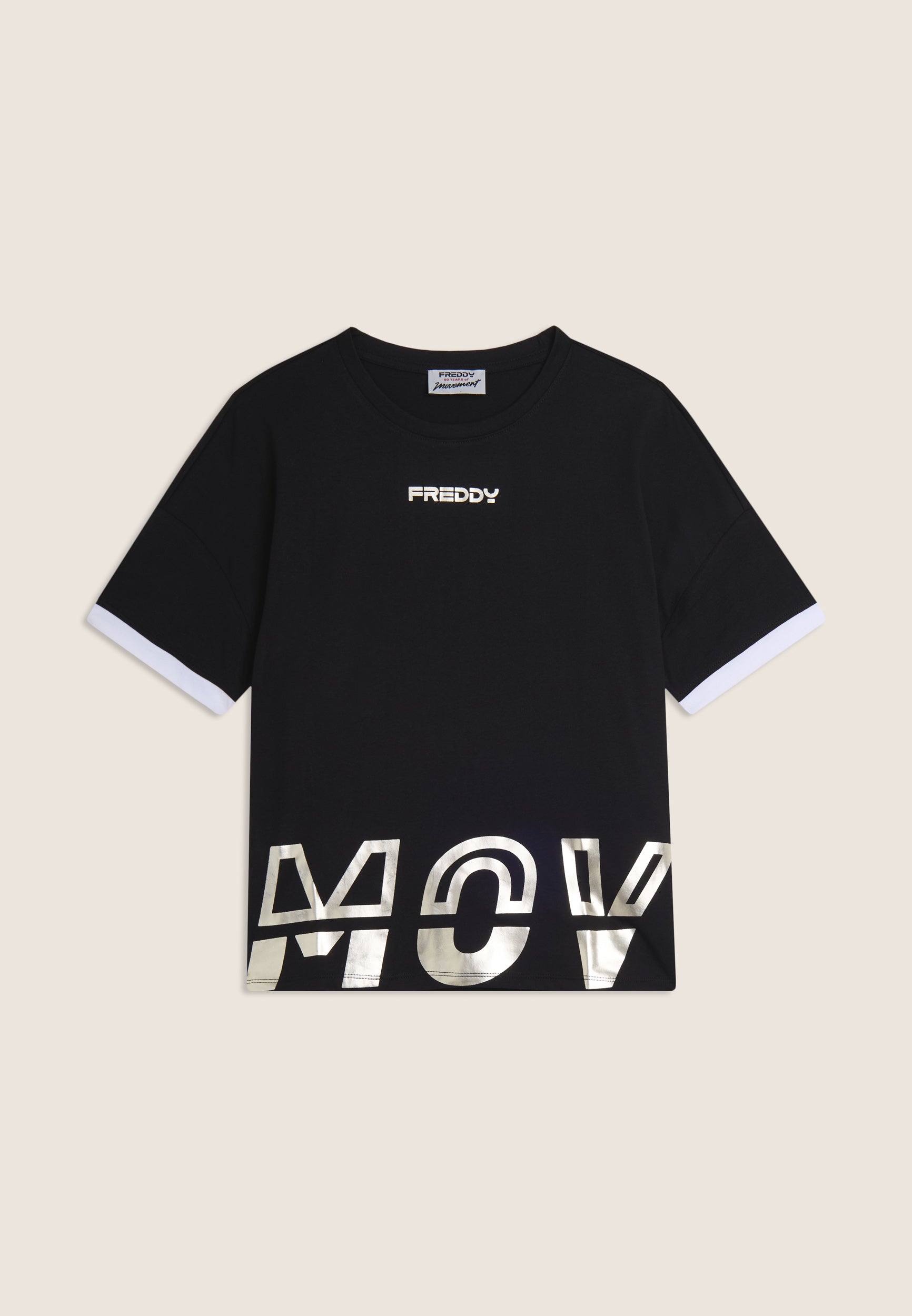 freddy-t-shirt-con-stampa-mov-perlata-e-dettagli-a-contrasto image 1