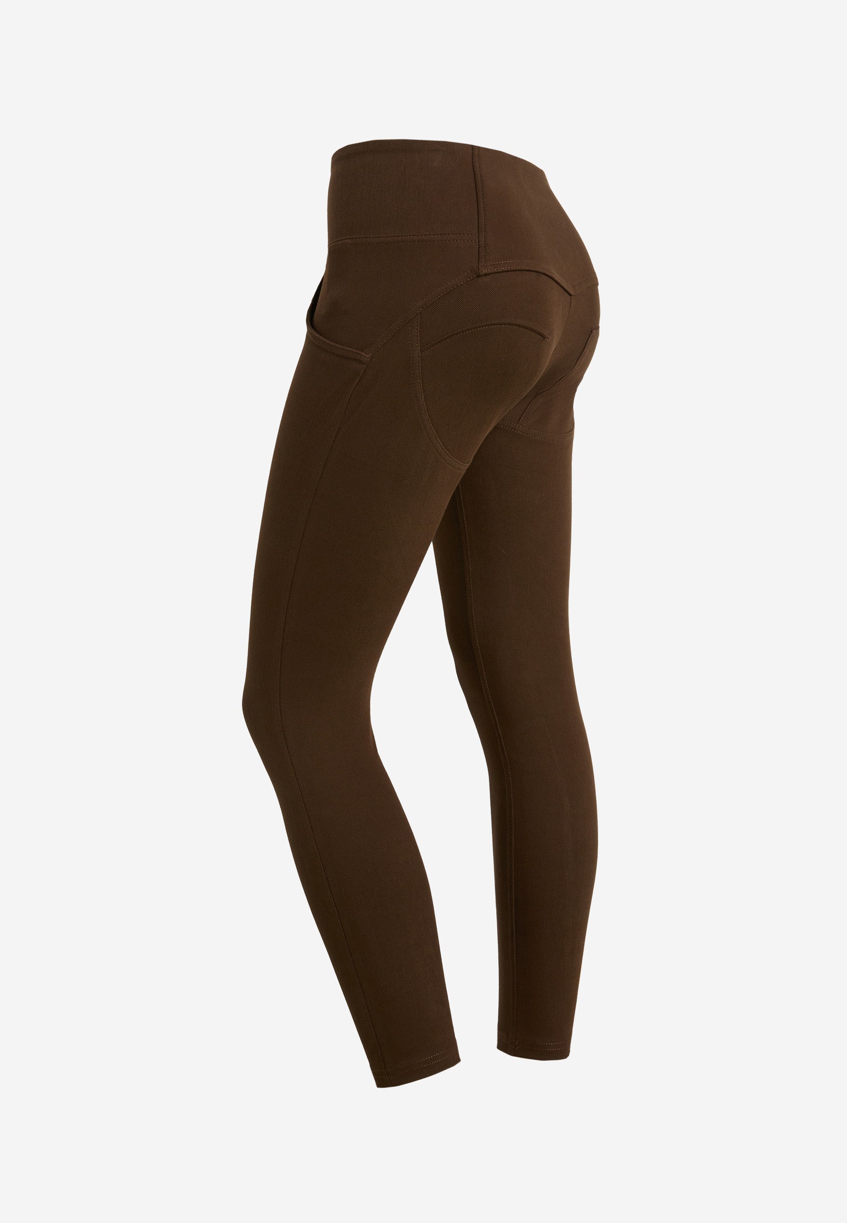 freddy-wr-up-pantaloni-donna-7-8-clessidra-vita-alta-jersey-drill image 2