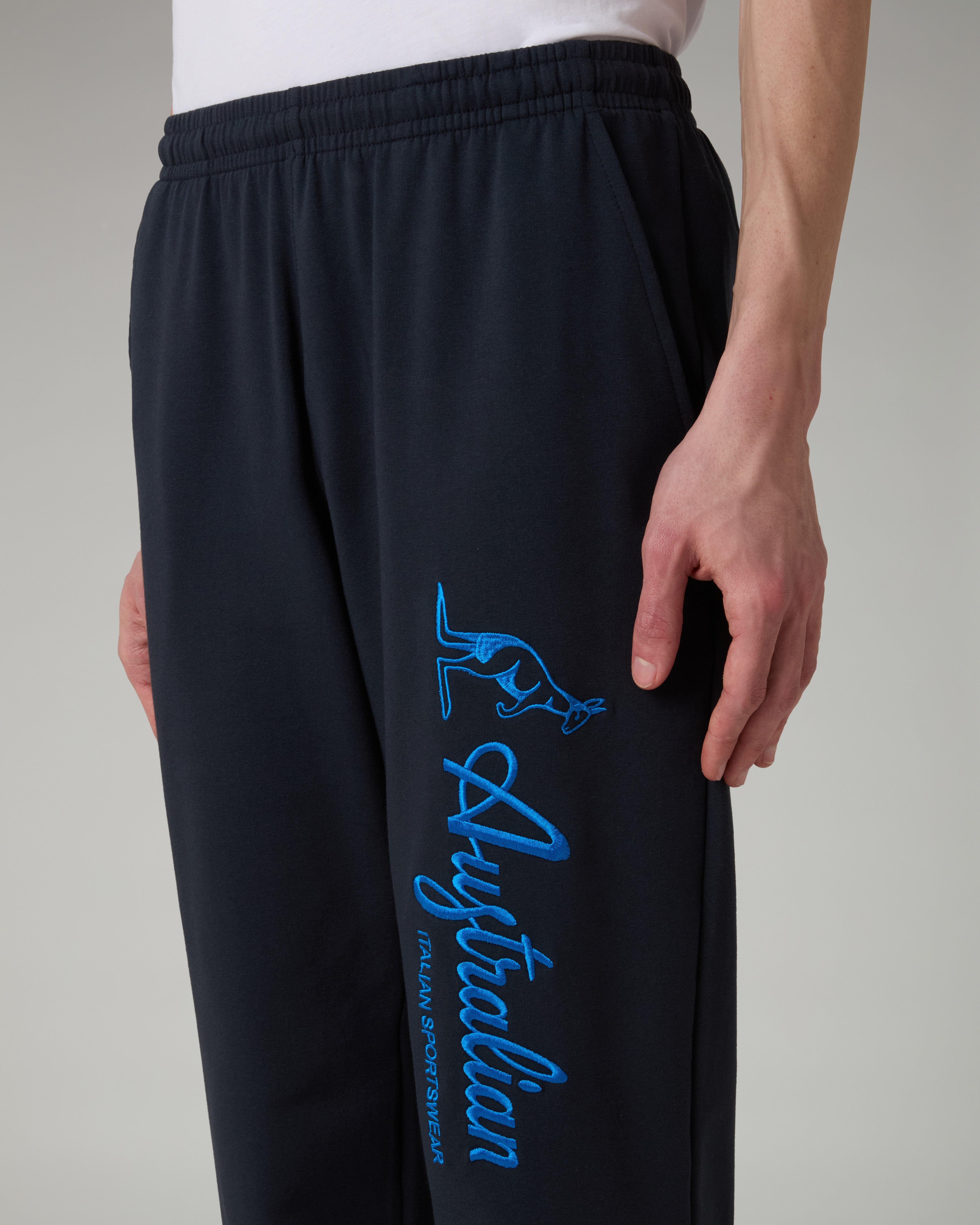 australian-statement-logo-track-pant-pantalone-tuta-blu-navy image 5