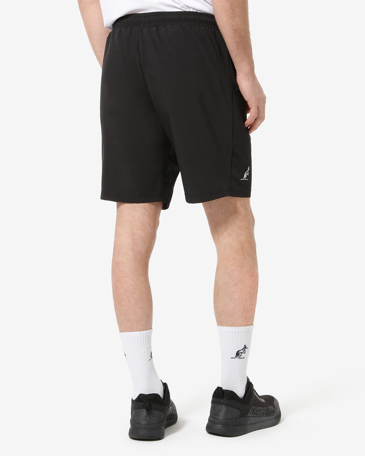 australian-match-short-tennis-pantaloncino-nero-bi-elastico image 3