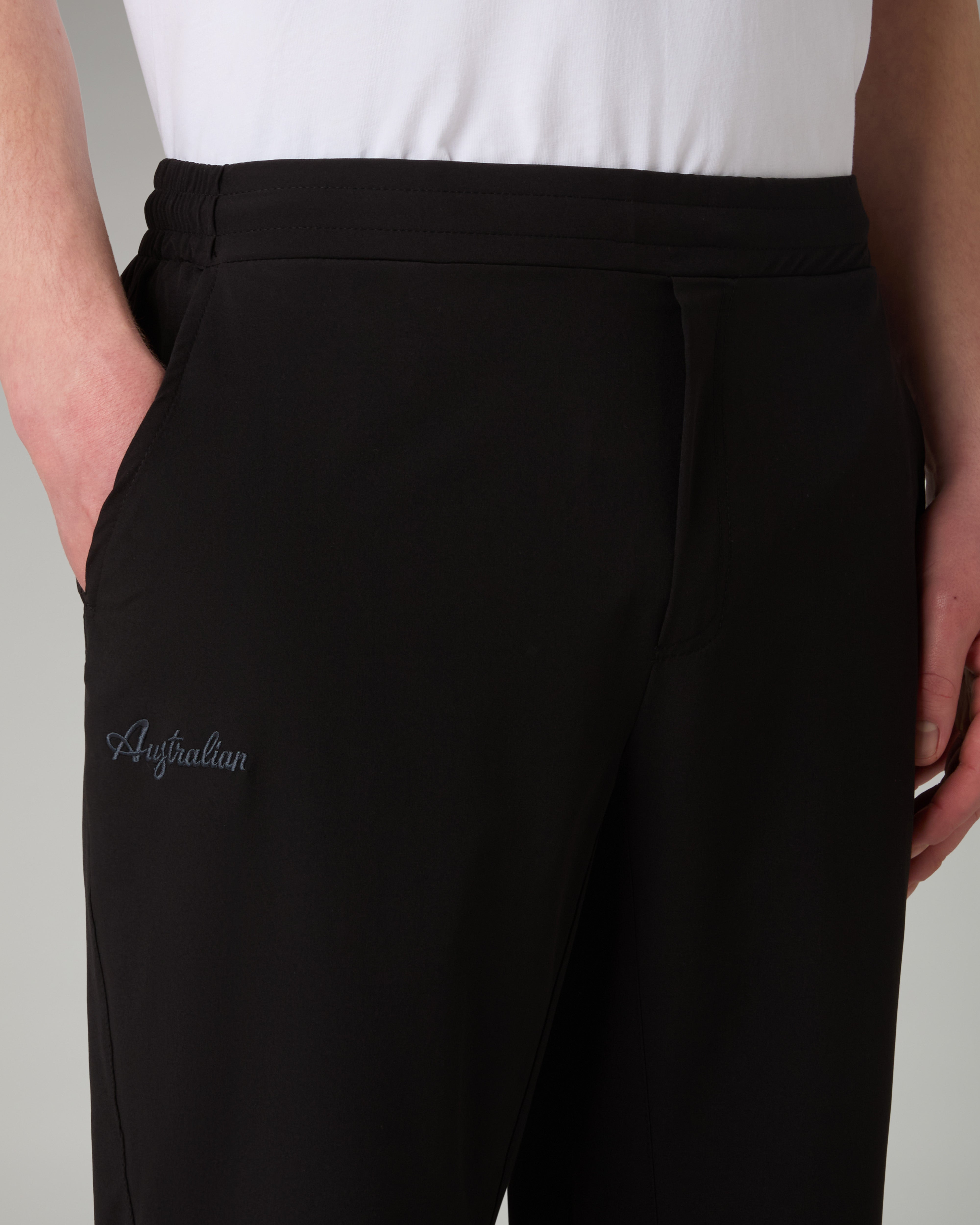 australian-doric-move-tracksuit-tuta-nera-bi-elastica-slam-sfoderata image 7