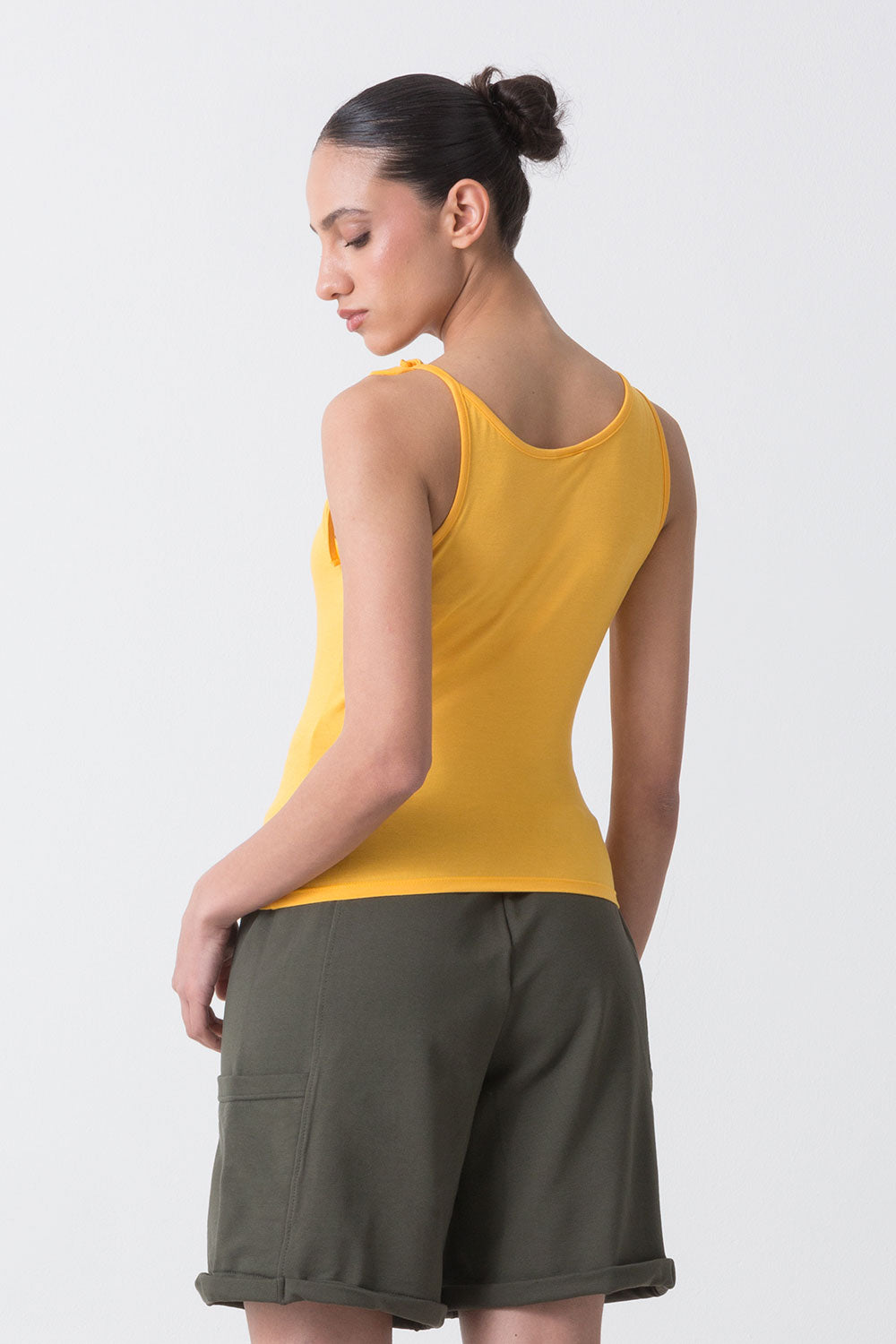 dimensione-danza-basic-top-con-nodo-canotta-jersey-cotone-aderente image 3