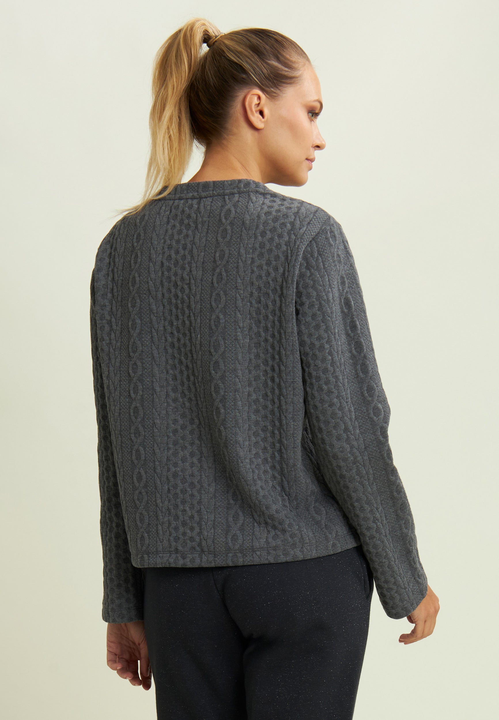 freddy-felpa-girocollo-tessuto-tecnico-doppio-a-trecce-regular-fit image 2