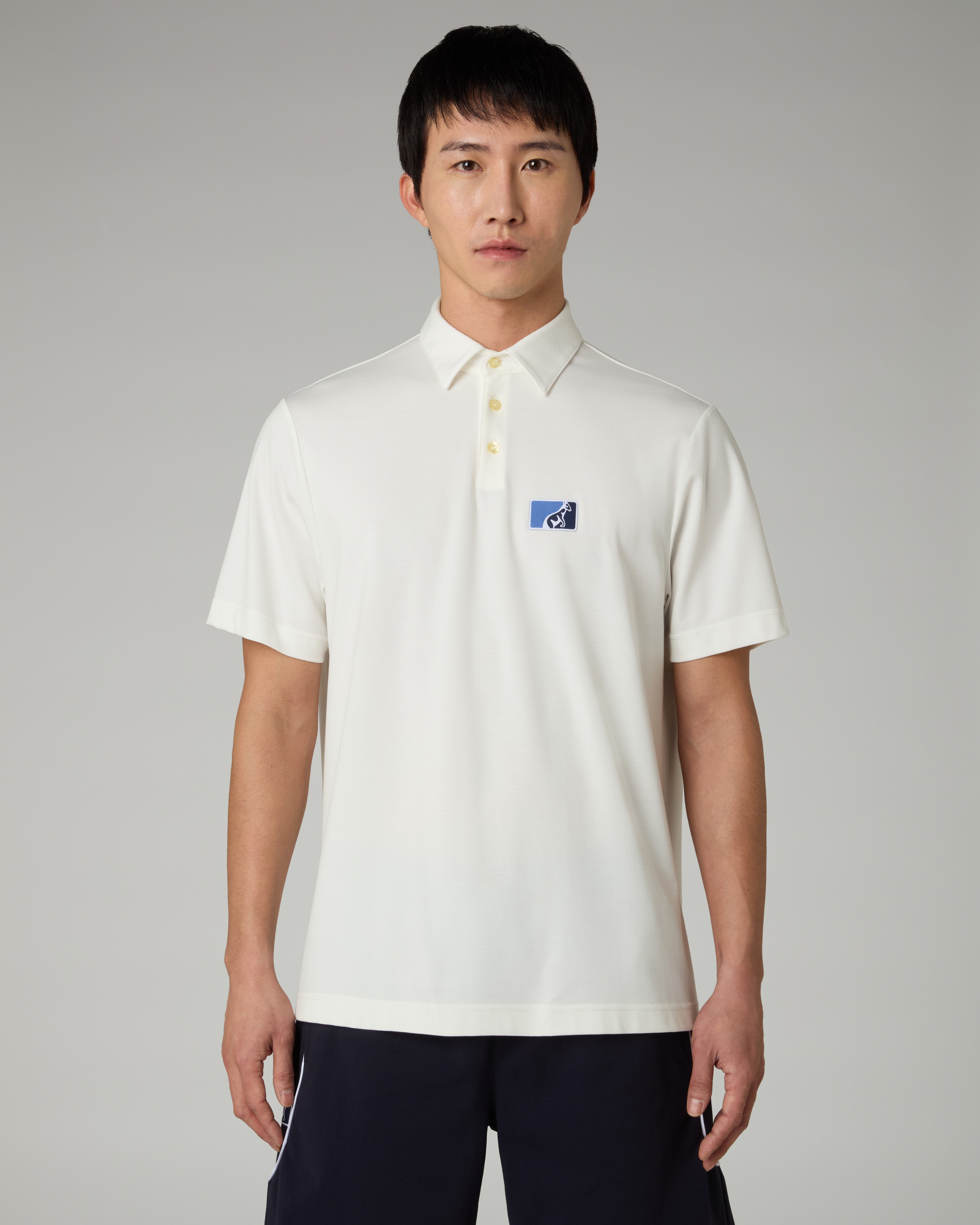 australian-flow-polo-shirt-league-latte-regular-fit image 1