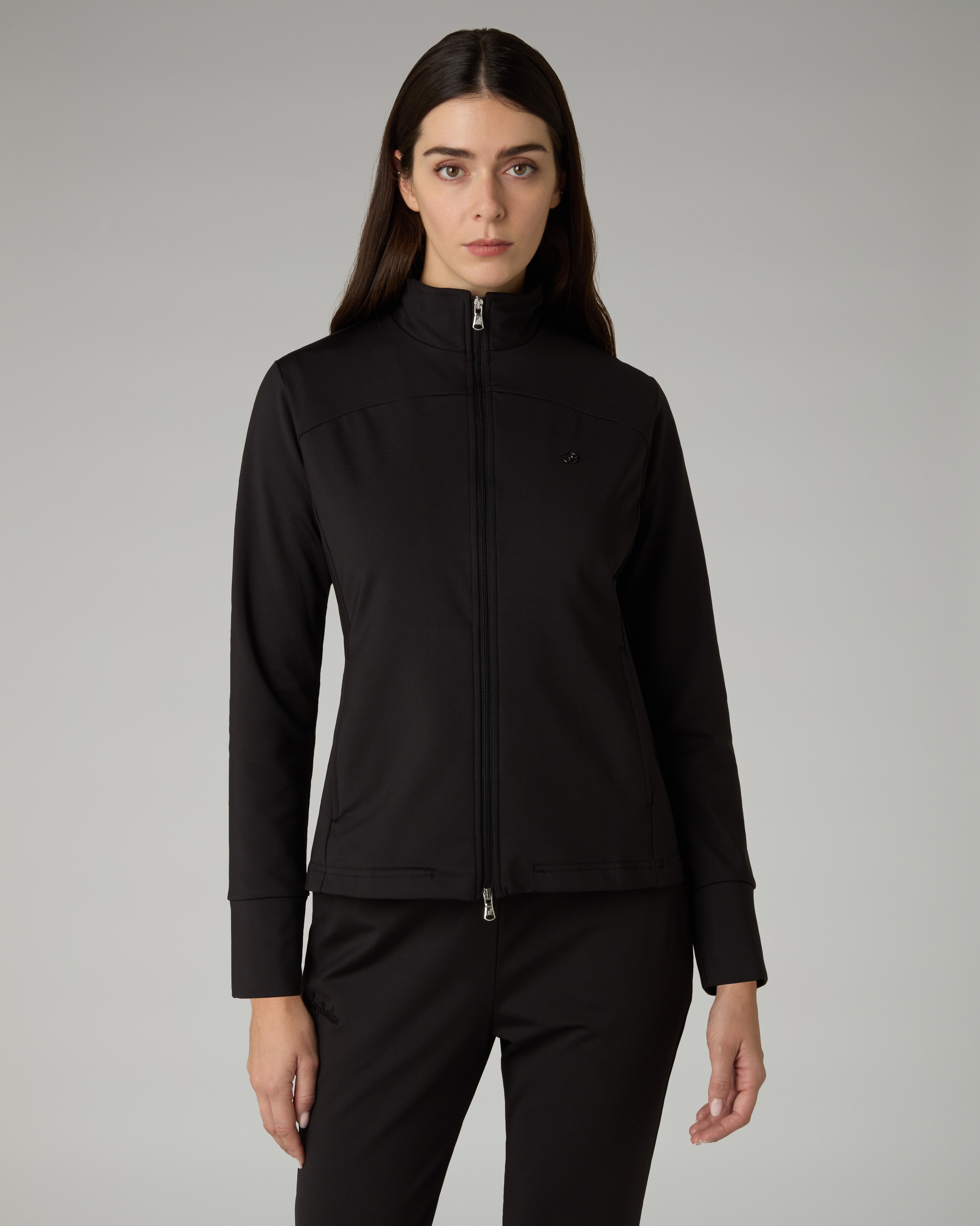australian-essential-tracksuit-tuta-silky-touch-nera image 3