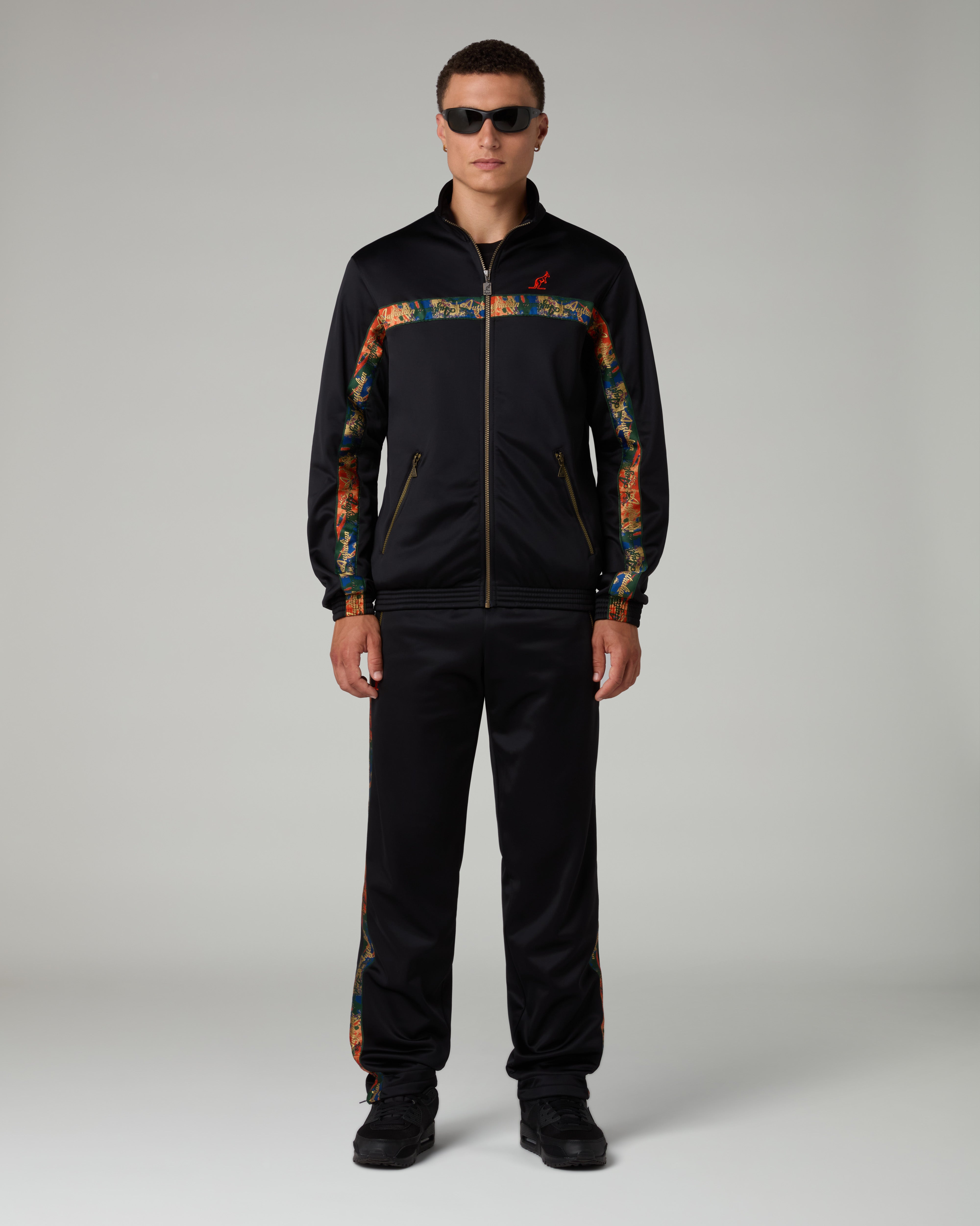 australian-nebula-tape-track-jacket-giacca-acetate-nera image 2