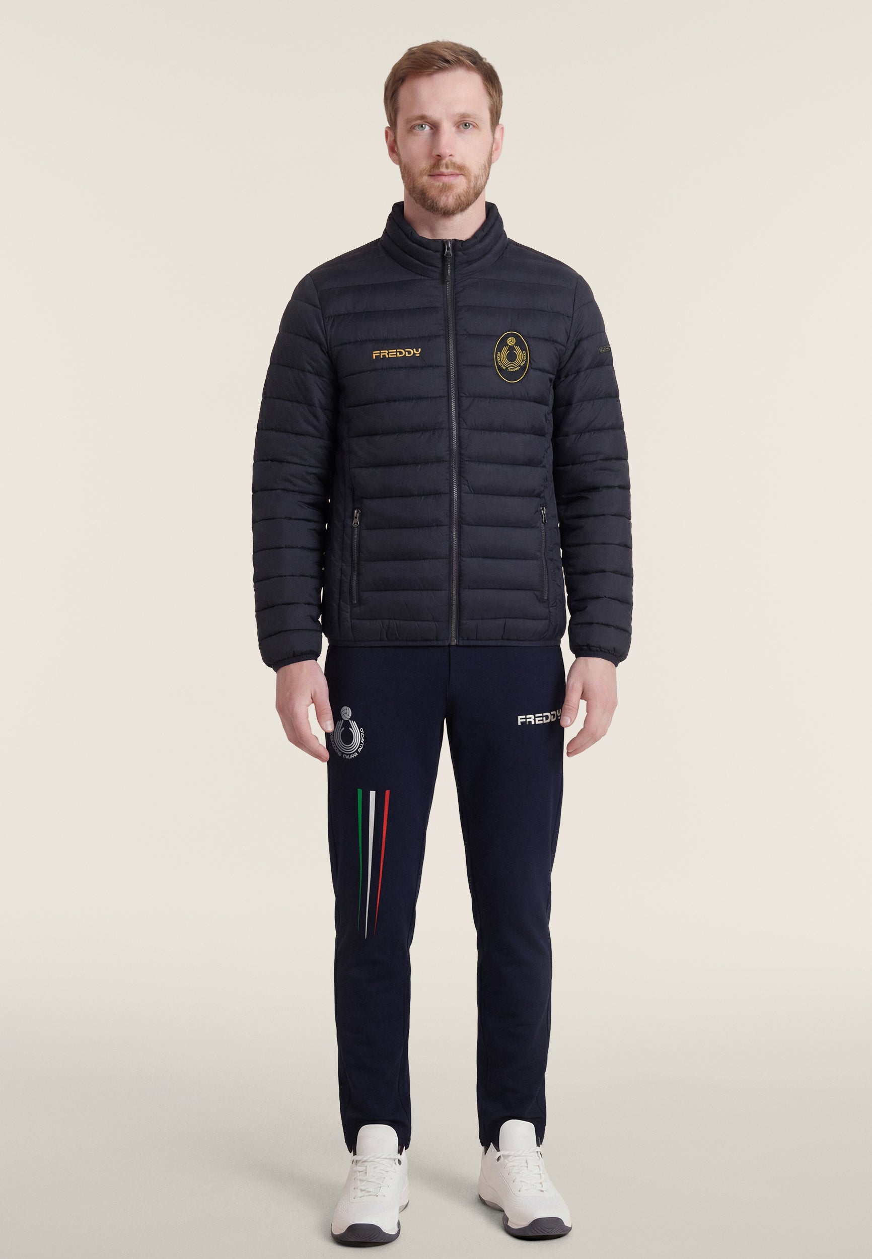 freddy-piumino-uomo-fipav-trapuntato-collo-alto-full-zip image 2