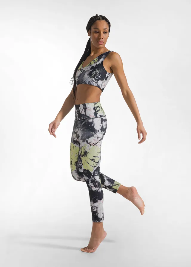 deha-leggings-in-microfibra-riciclata-stampata-grigio image 1