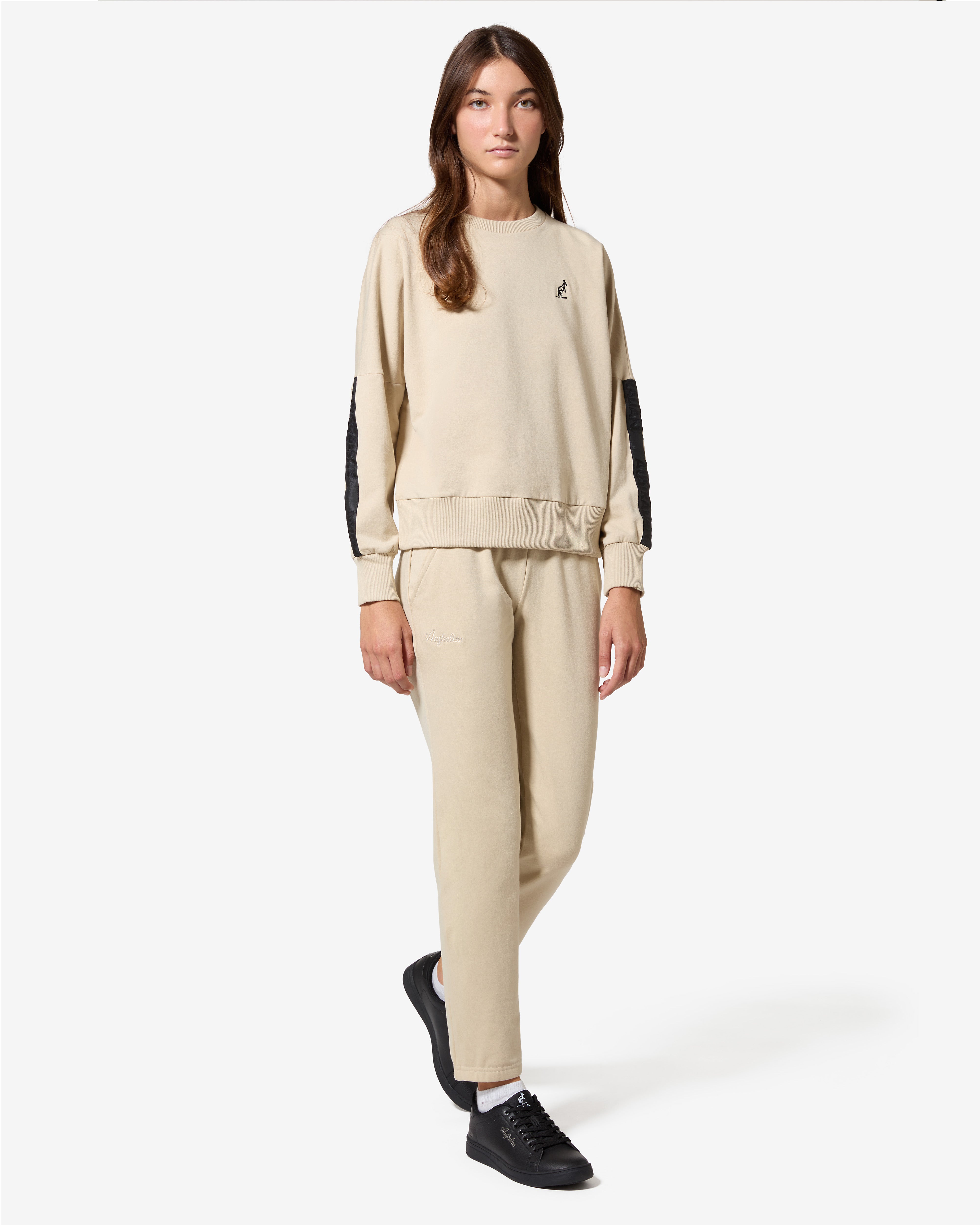australian-essentials-track-pant-sportswear-pantalone-felpa-sabbia image 2