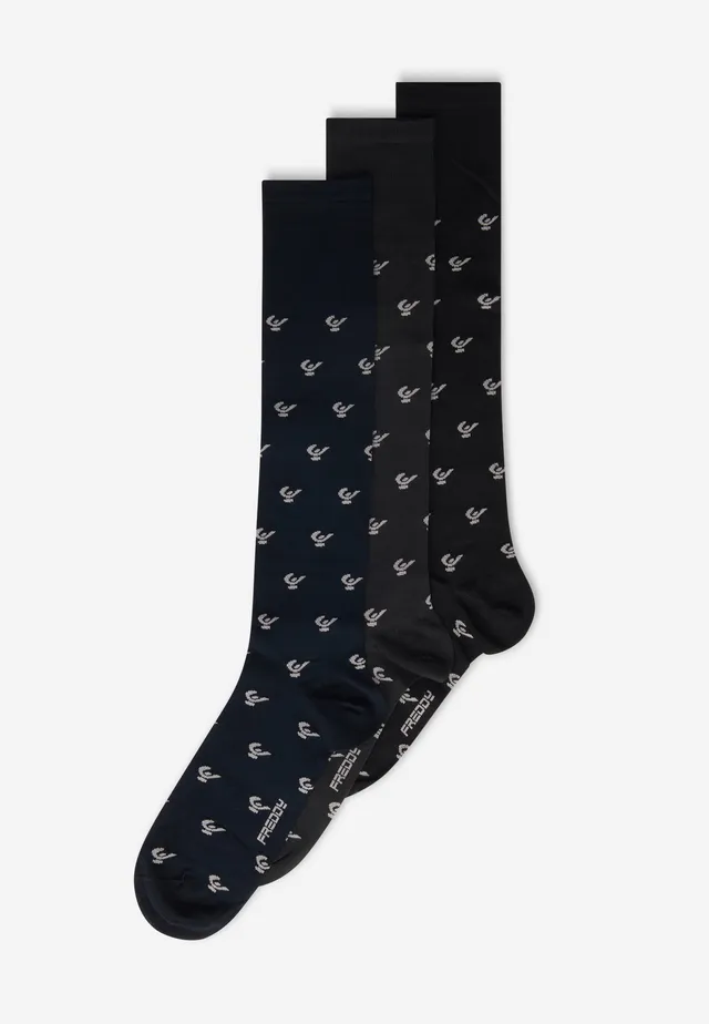 freddy-calzini-lunghi-fantasia-logo-pack-da-3-paia-unisex image 1